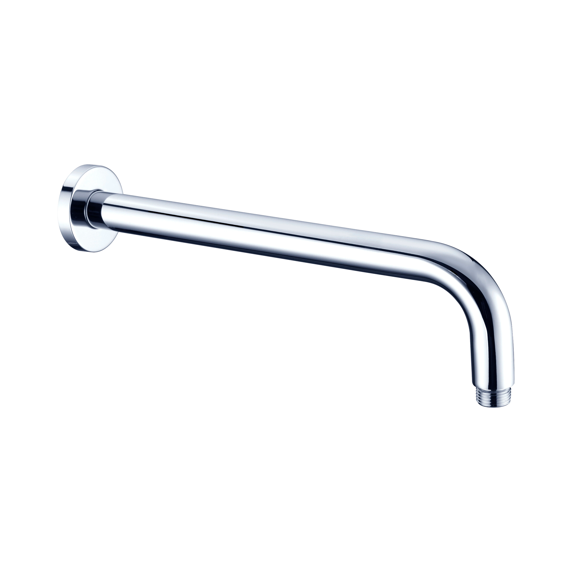 NR502 CH Round Shower Arm 330mm Length Chrome image 1