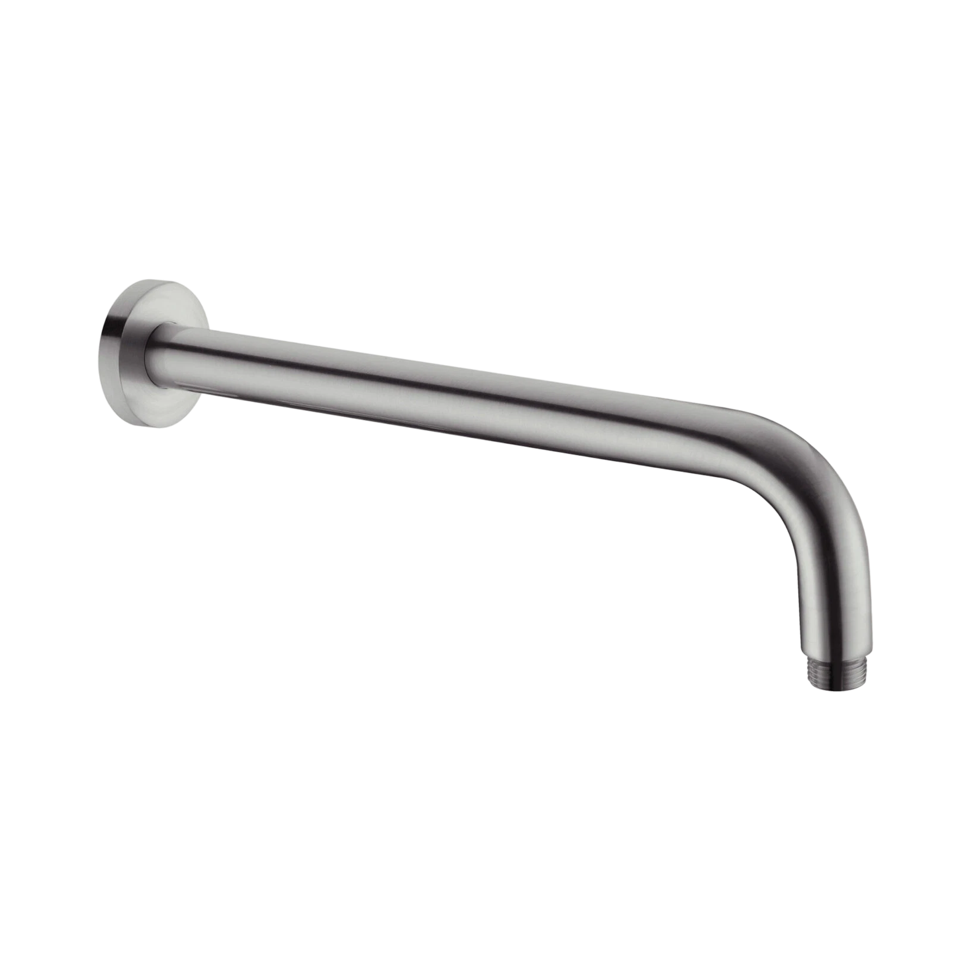 NR502 GR Round Shower Arm 330mm Length Graphite image 1