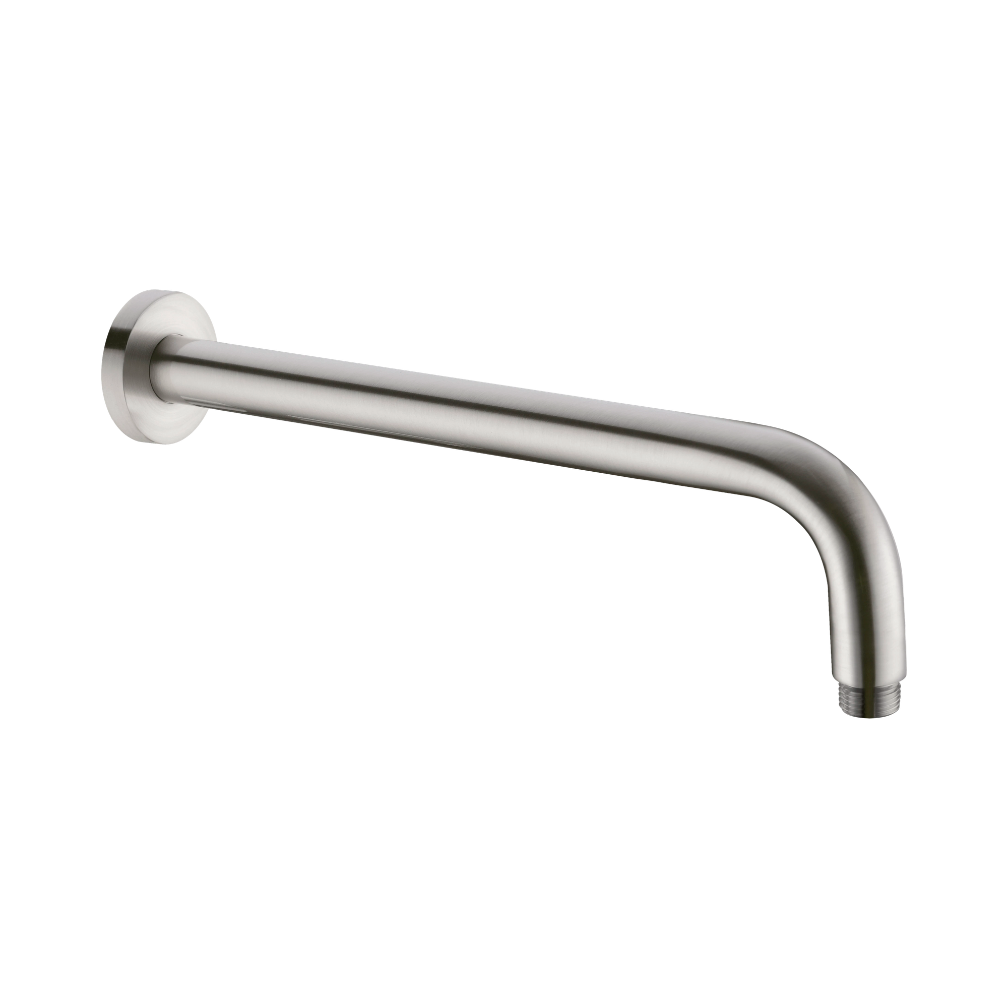 NR502 LBN Round Shower Arm 500mm Length Brushed Nickel image 1