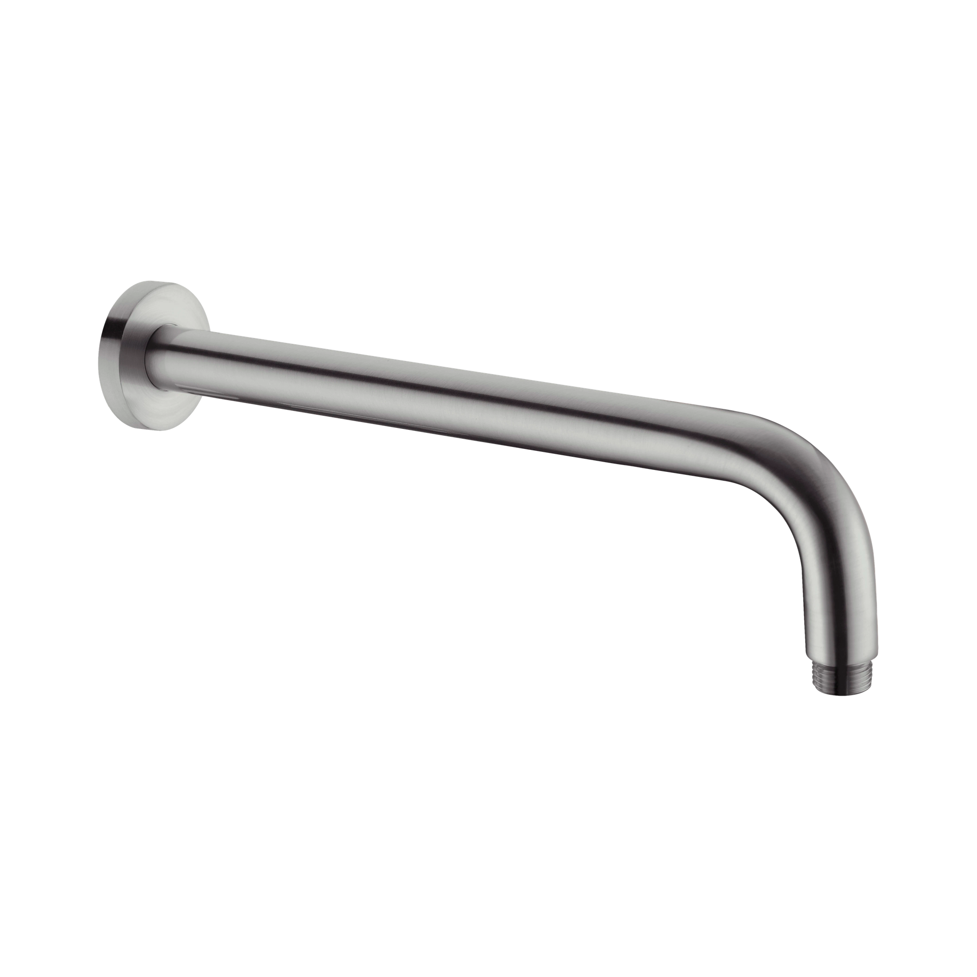 NR502 LGM Round Shower Arm 500mm Length Gun Metal image 1