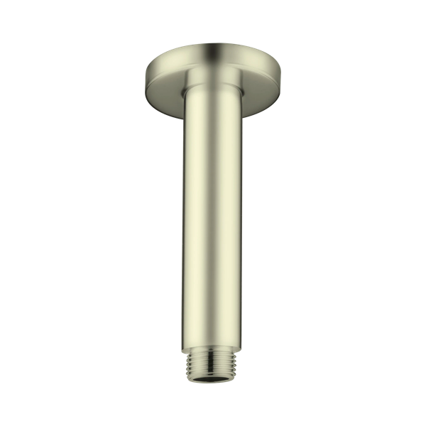 NR503100 BG Round Ceiling Arm 100mm Length Brushed Gold Thumb
