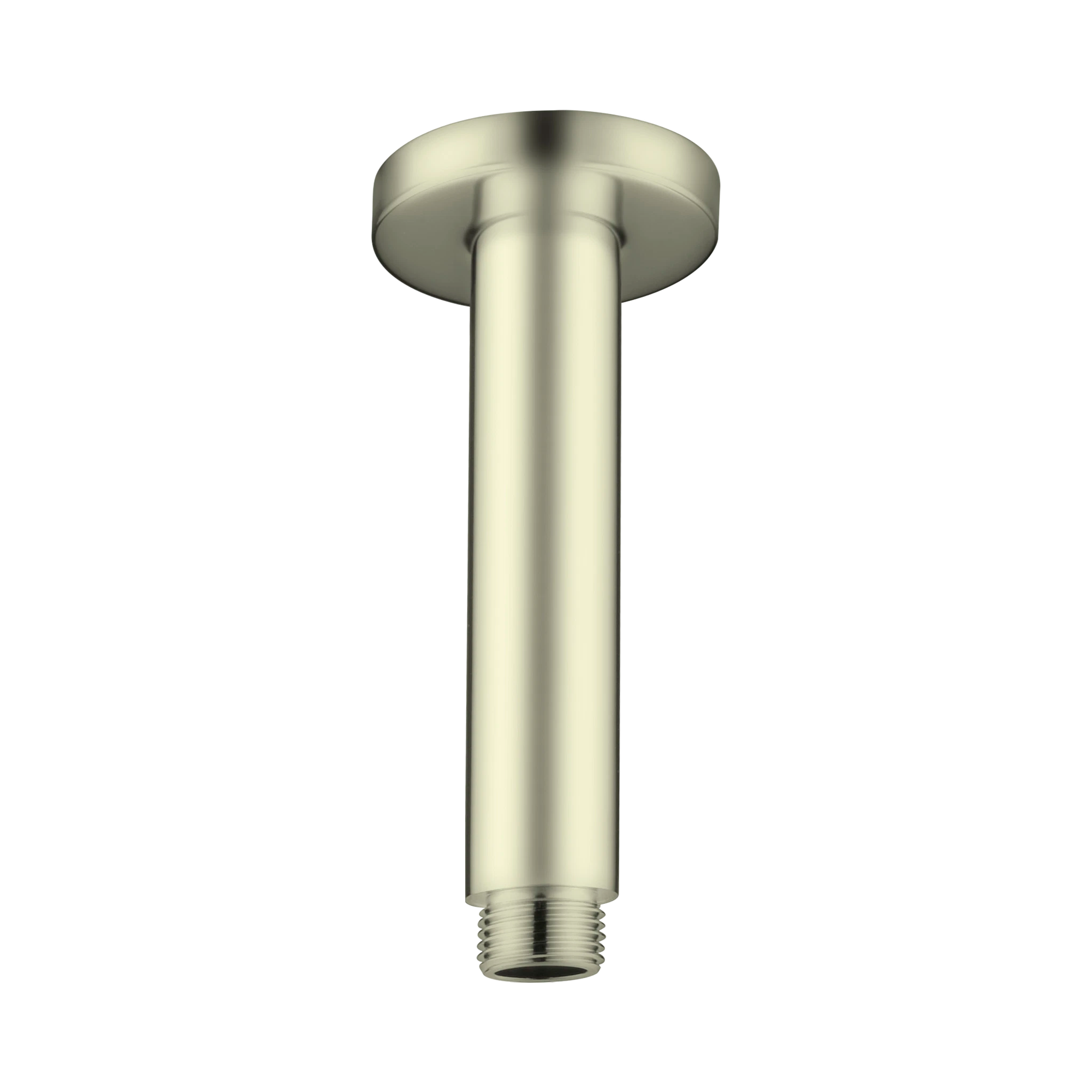 NR503100 BG Round Ceiling Arm 100mm Length Brushed Gold image 1