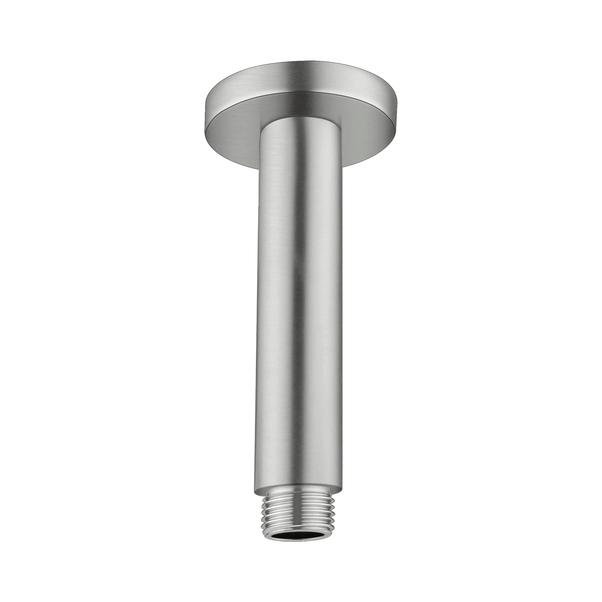 NR503100 BN Round Ceiling Arm 100mm Length Brushed Nickel image 1