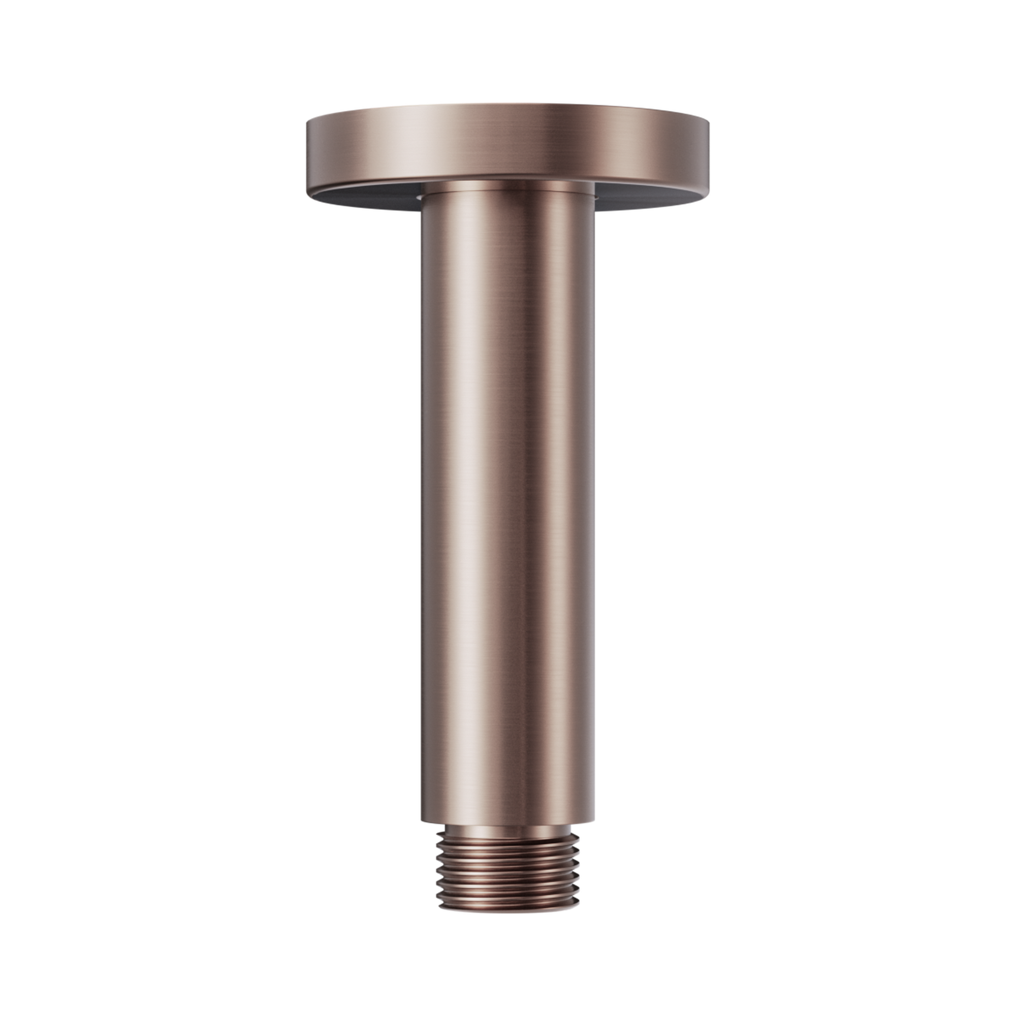 NR503100 BZ Round Ceiling Arm 100mm Length Brushed Bronze image 2