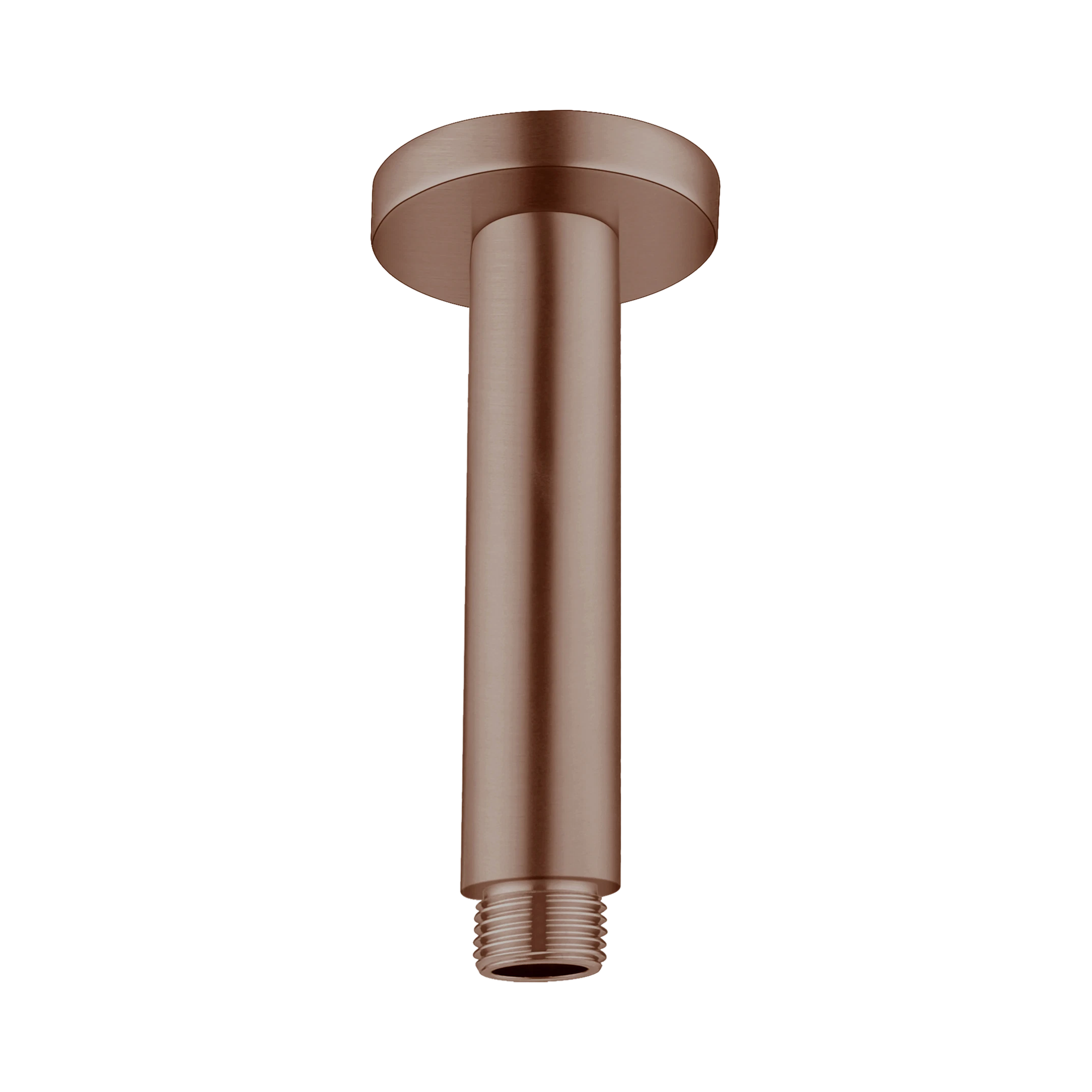 NR503150 BZ Round Ceiling Arm 150mm Length Brushed Bronze image 1