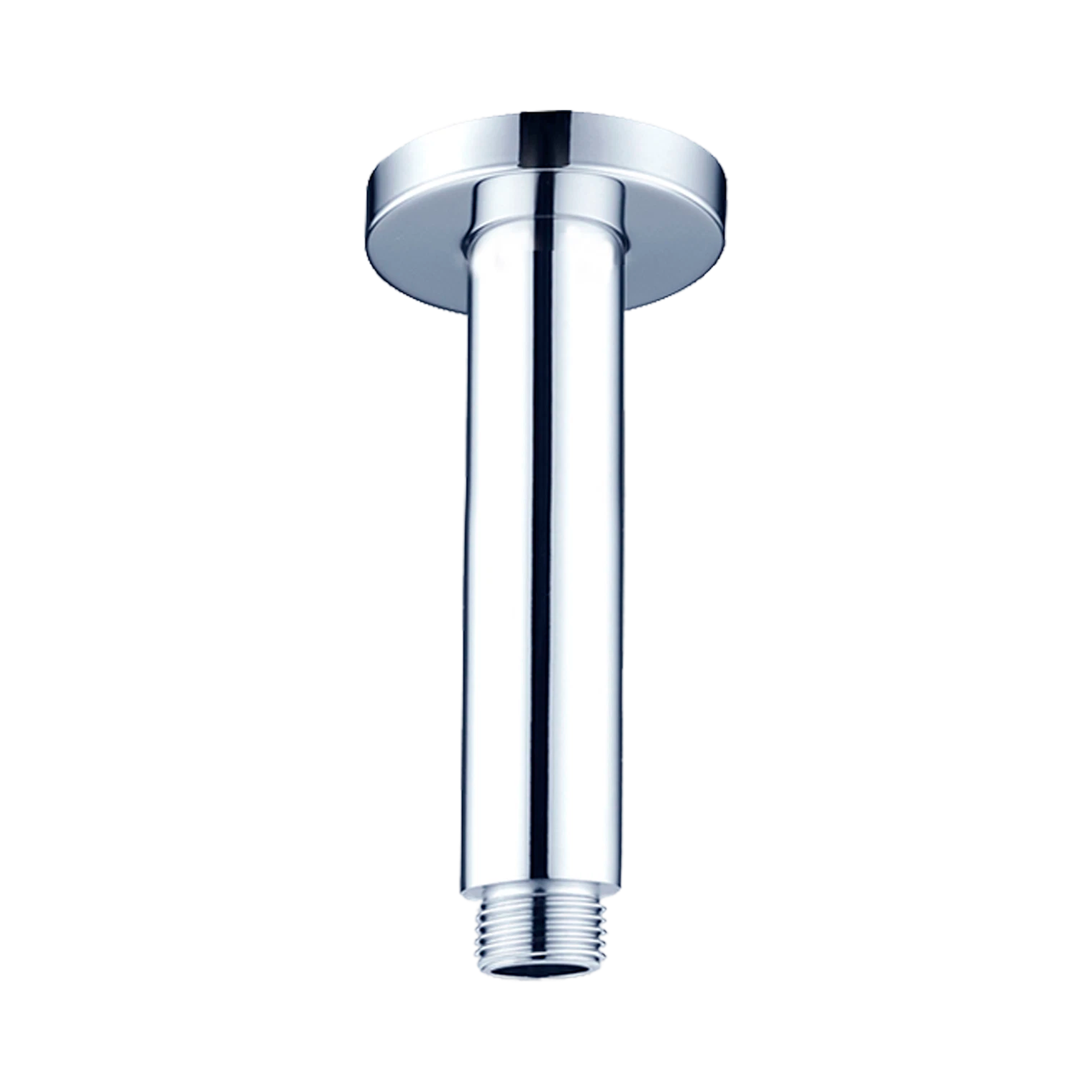 NR503150 CH Round Ceiling Arm 150mm Length Chrome image 1