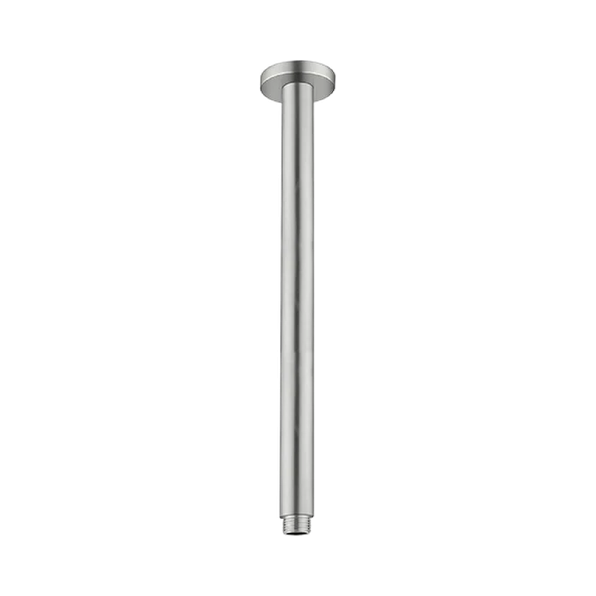 NR503300 BN Round Ceiling Arm 300mm Length Brushed Nickel image 1