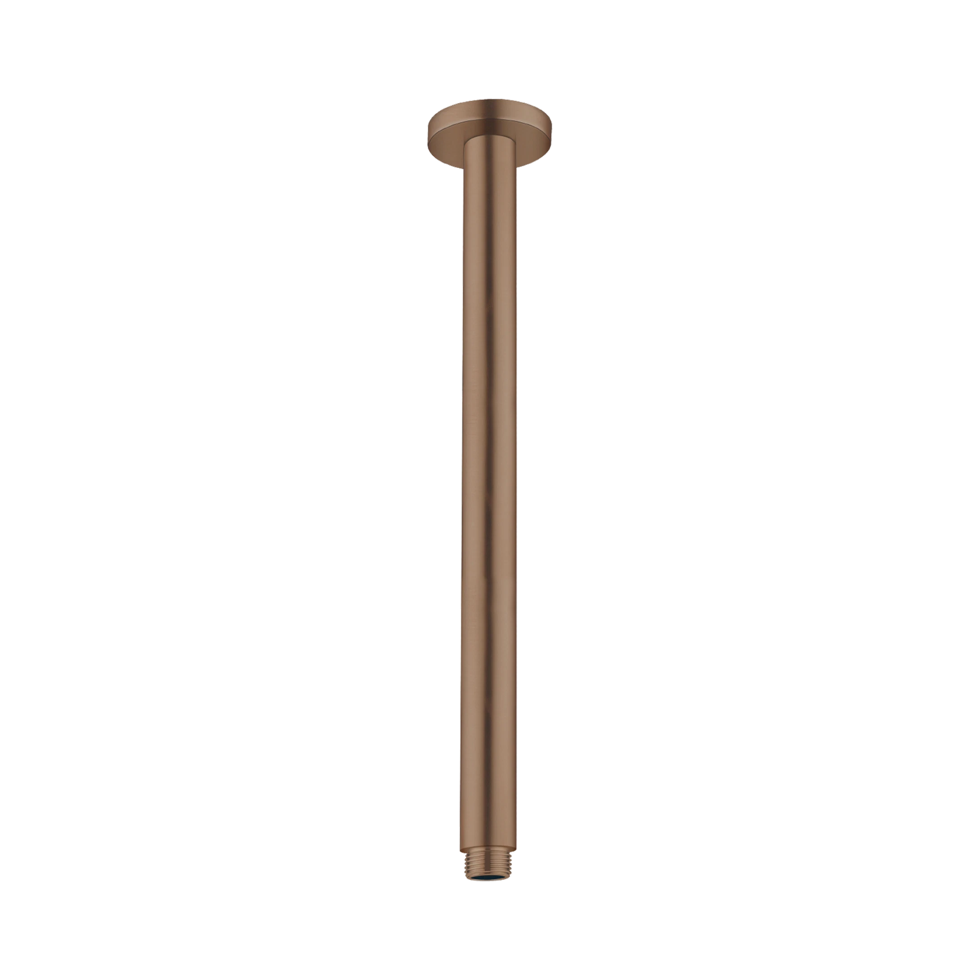 NR503300 BZ Round Ceiling Arm 300mm Length Brushed Bronze image 1