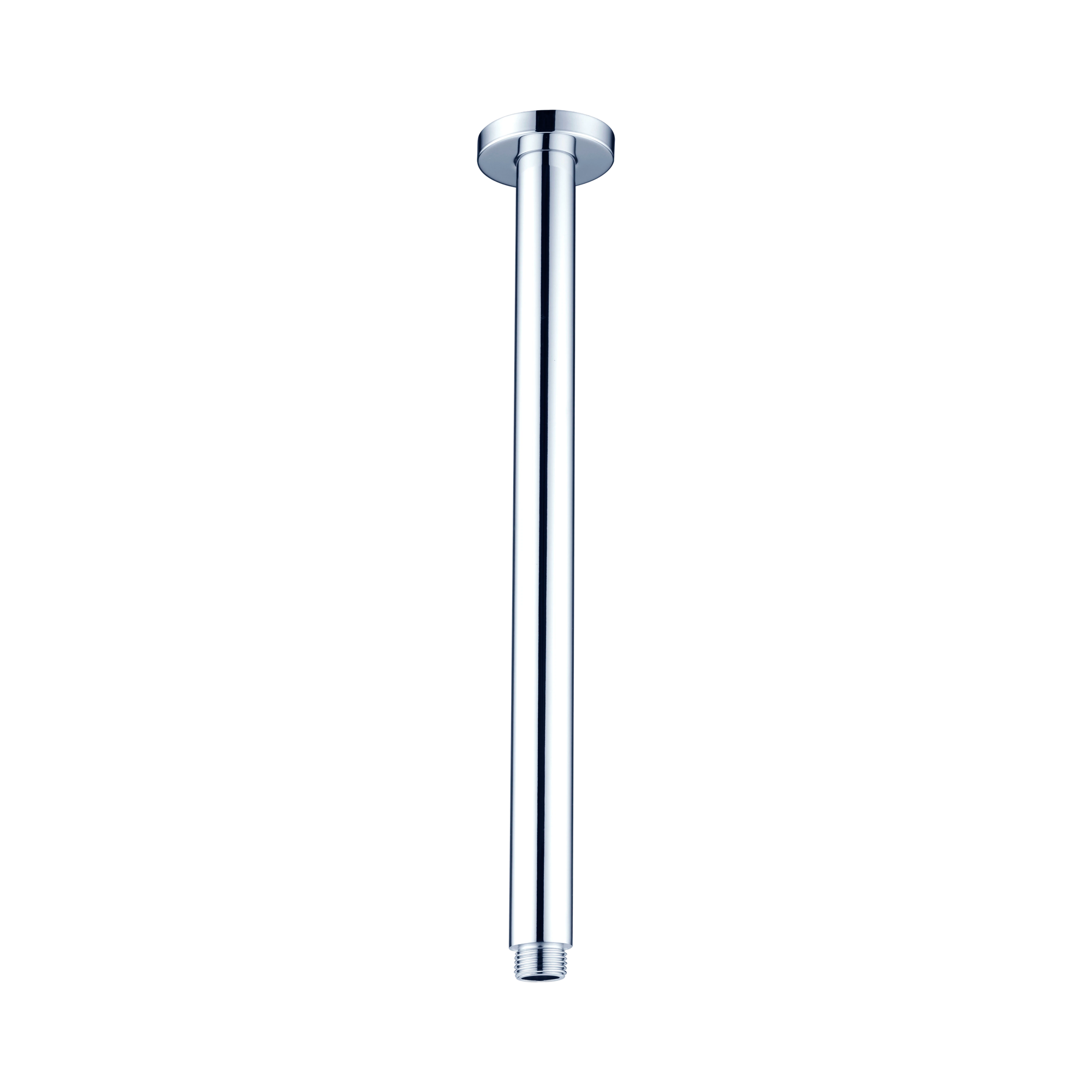 NR503450 CH Round Ceiling Arm 450mm Length Chrome image 1