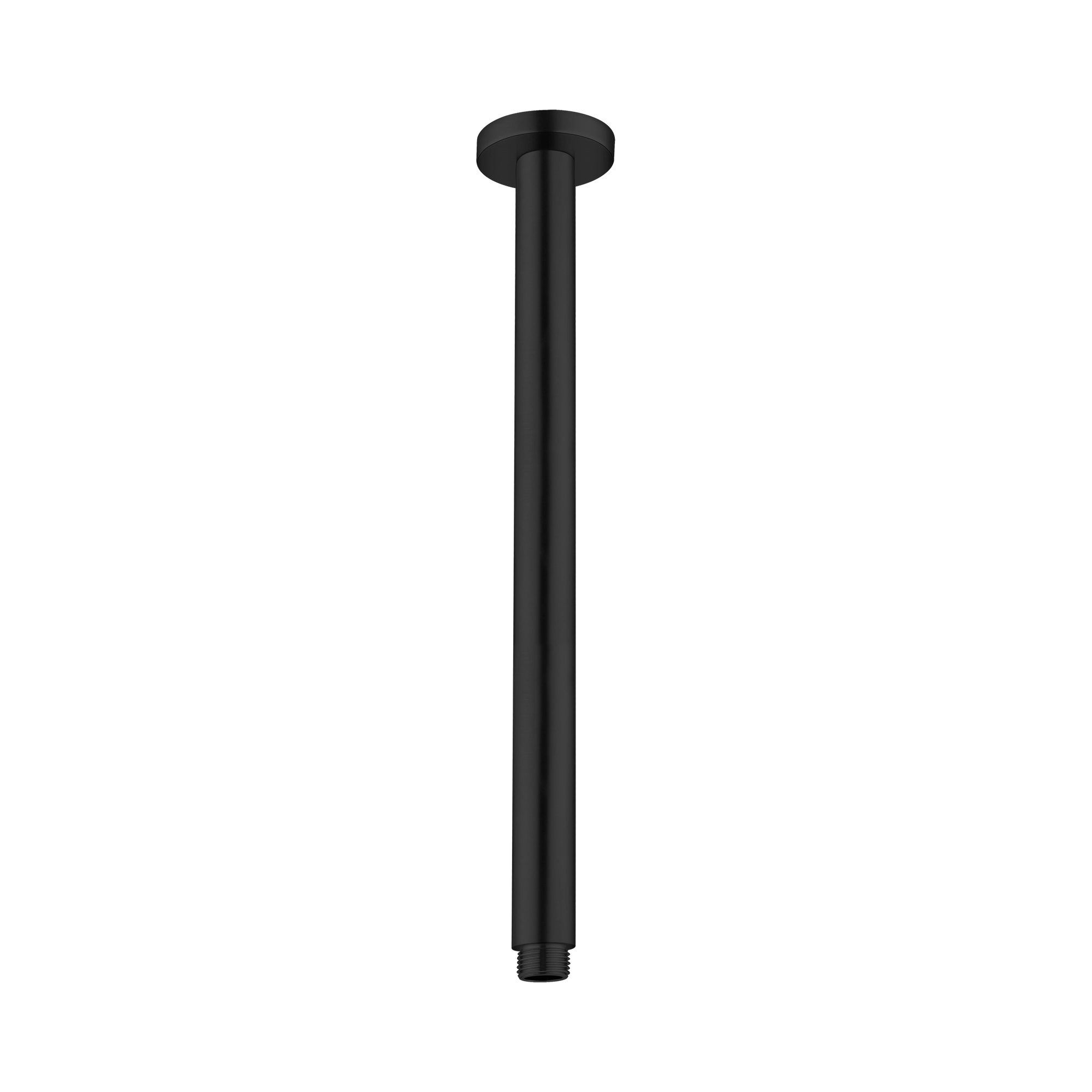 NR503450 MB Round Ceiling Arm 450mm Length Matte Black image 1