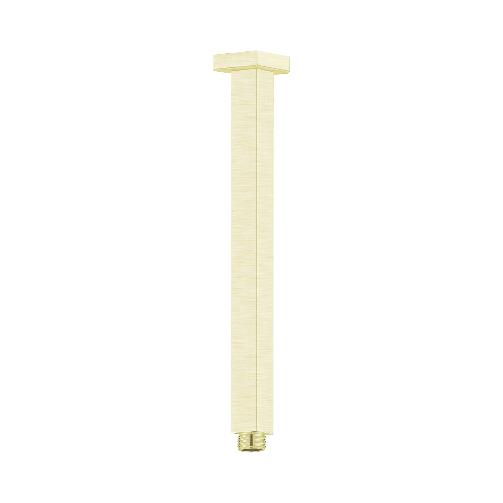 NR504300 BG Square Ceiling Arm 300mm Length Brushed Gold image 1