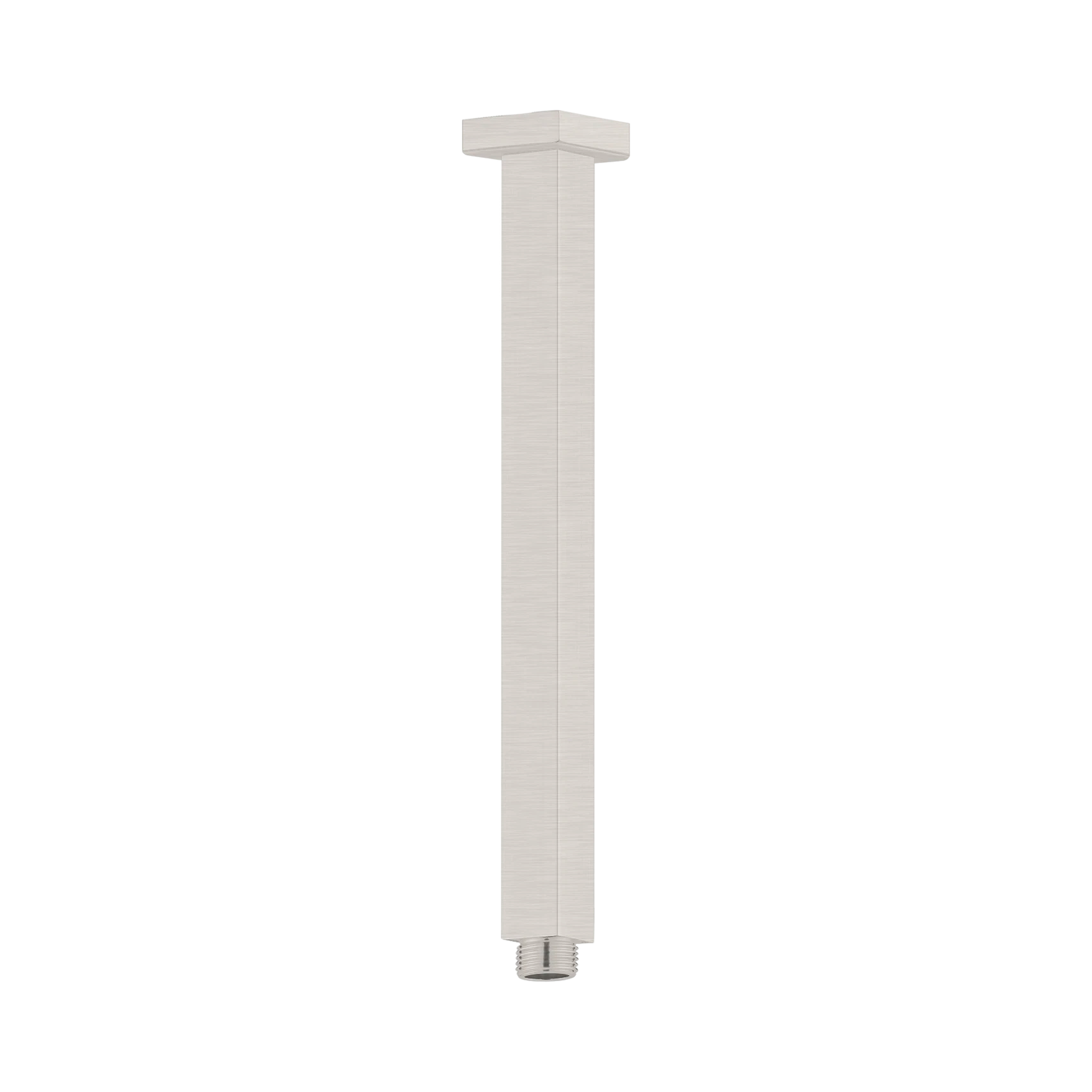 NR504300 BN Square Ceiling Arm 300mm Length Brushed Nickel image 1