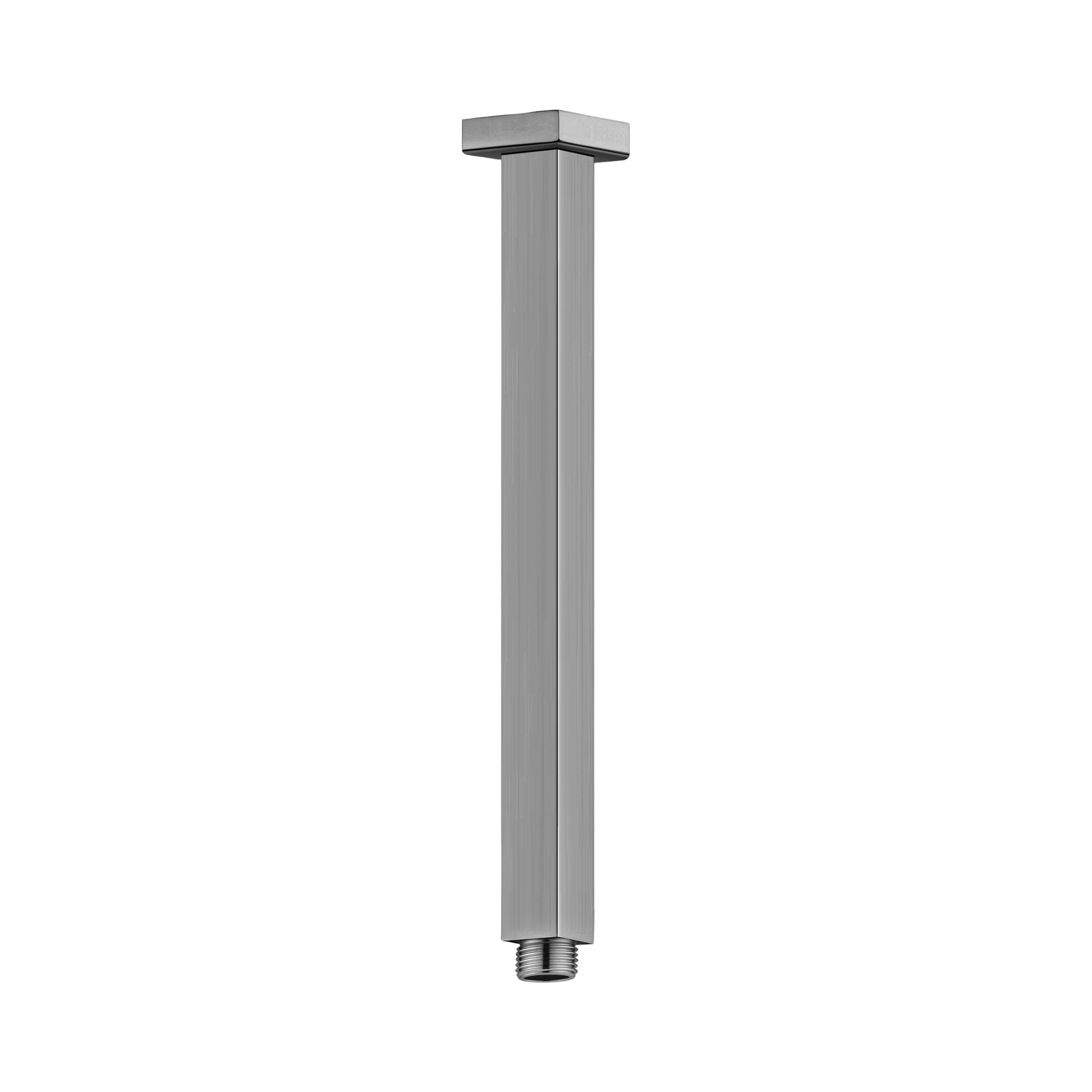 NR504300 GM Square Ceiling Arm 300mm Length Gun Metal image 1