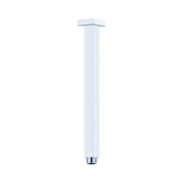 NR504600 CH Square Ceiling Arm 600mm Length Chrome Thumb