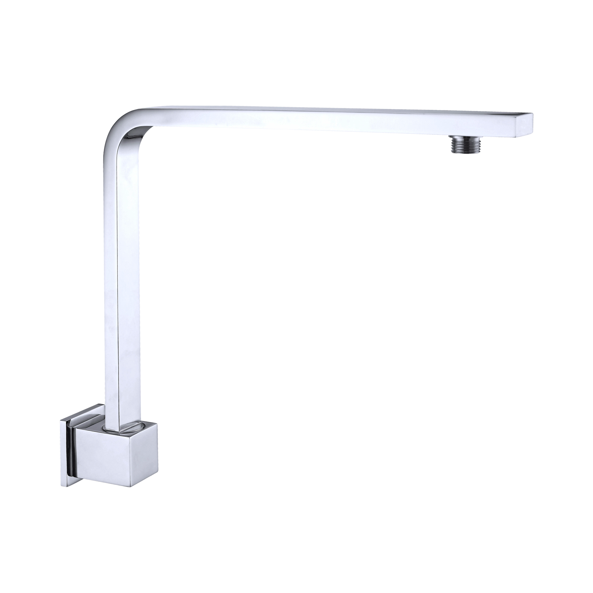 NR505 CH Square Swivel Shower Arm Chrome image 1
