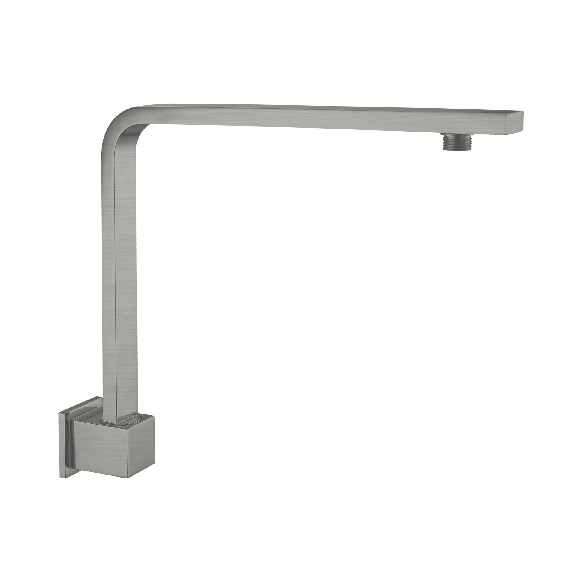 NR505 GM Square Swivel Shower Arm Gun Metal image 1