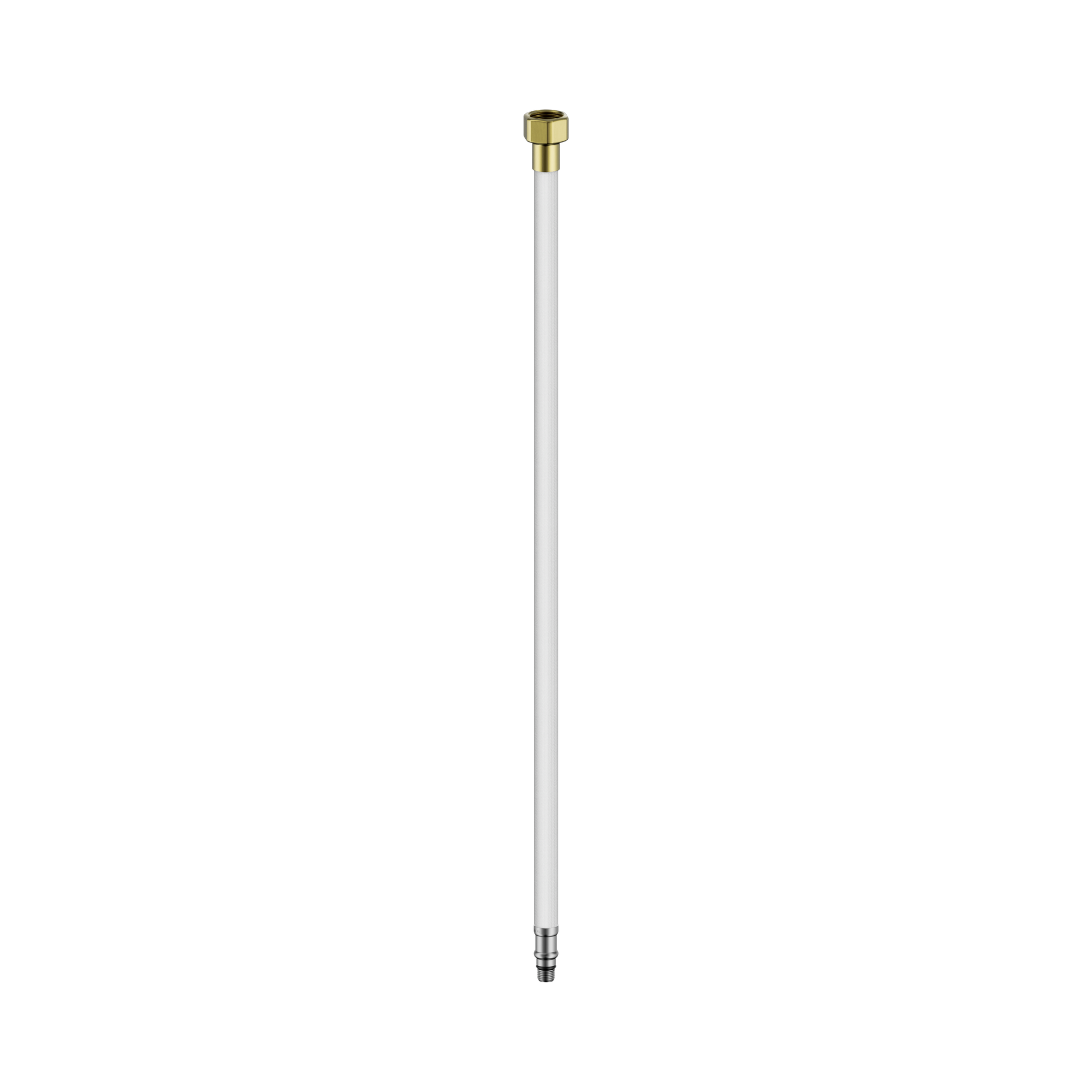 NR506042 BG Premium Flexible Mixer Tap Hose Pair Brushed Gold image 1