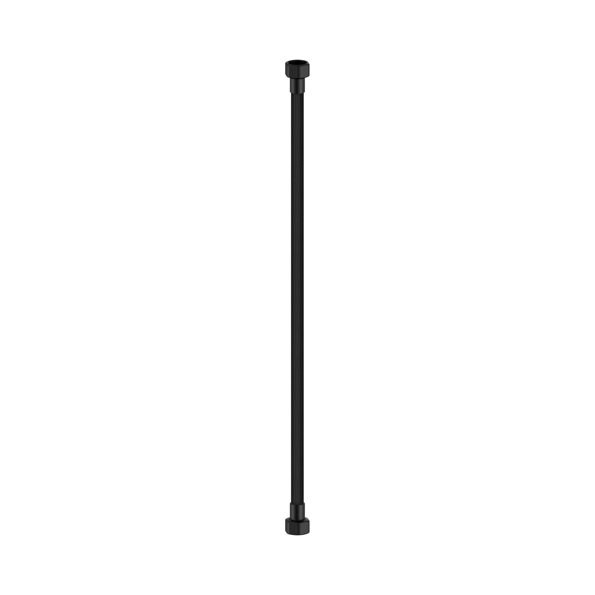 NR506043 MB 500mm Premium G1 2 Female Flexible Water Connector Hose Matte Black image 1