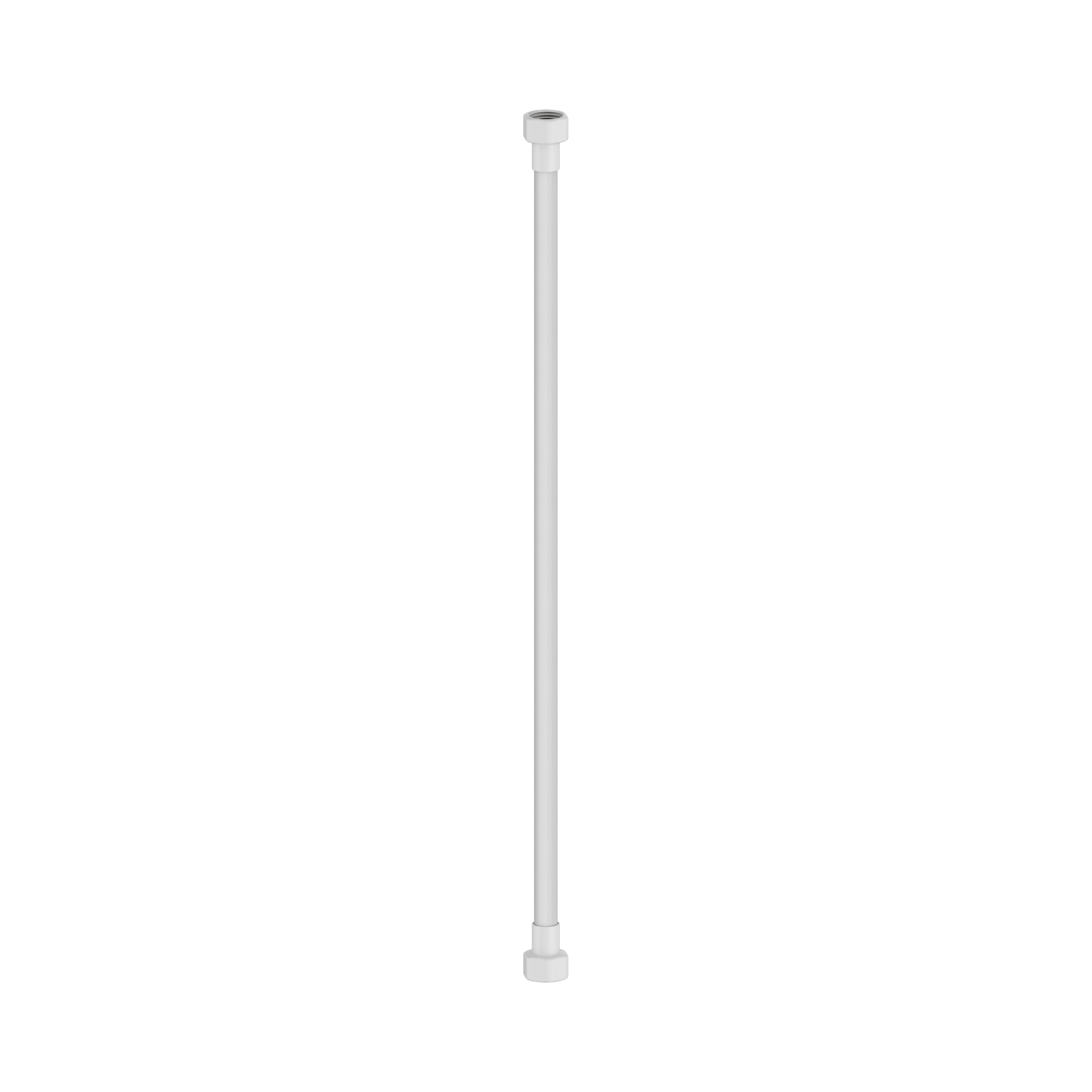 NR506043 MW 500mm Premium G1 2 Female Flexible Water Connector Hose Matte White image 1
