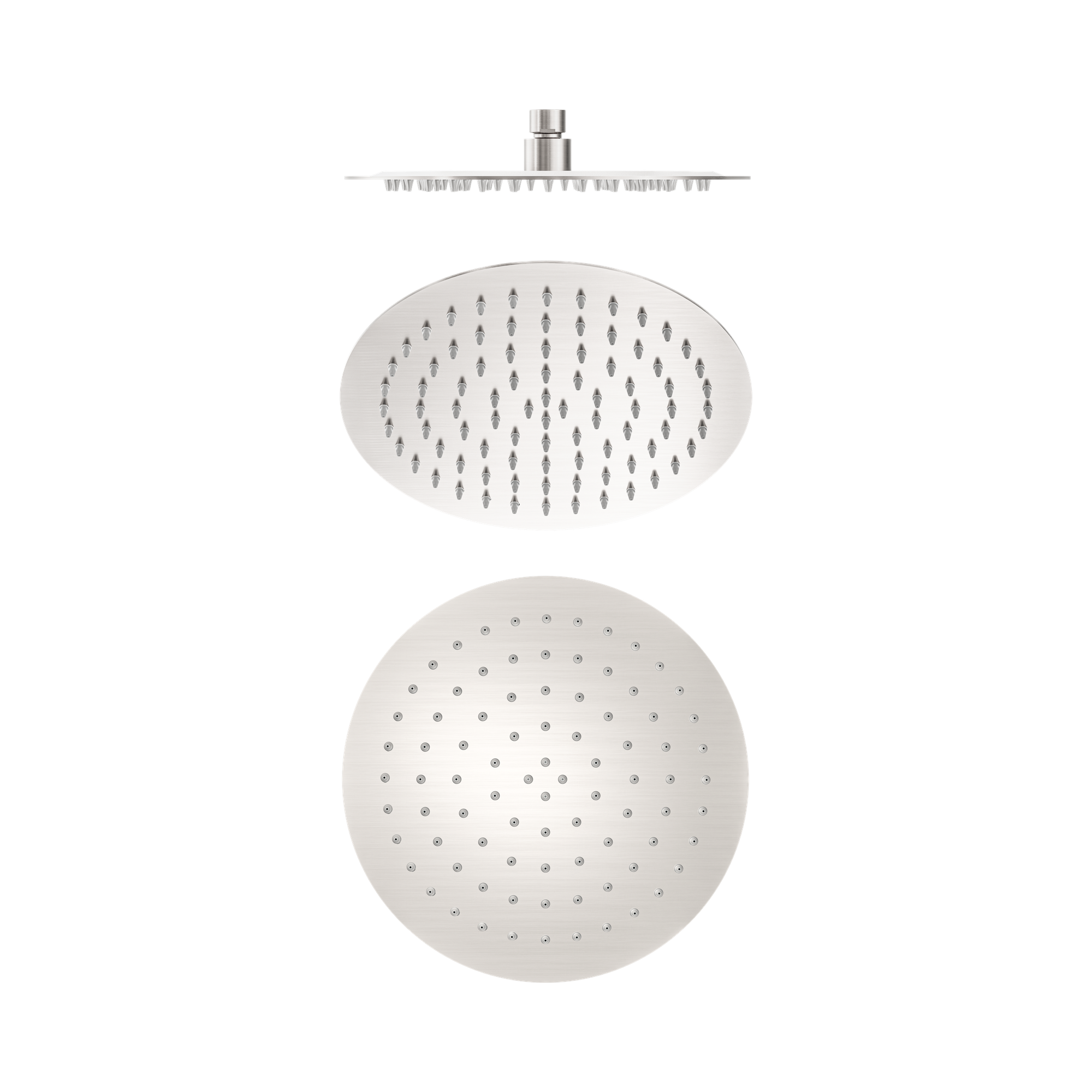 NR507036 BN 250mm Round Stainless Steel Shower Head 4 Star Rating Brushed Nickel image 1