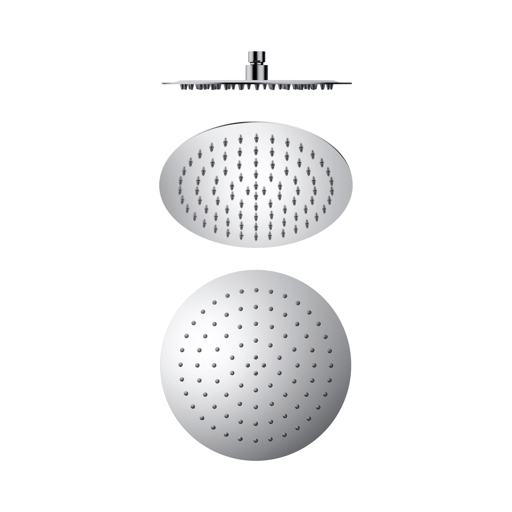 NR507036 CH 250mm Round Stainless Steel Shower Head 4 Star Rating Chrome image 1