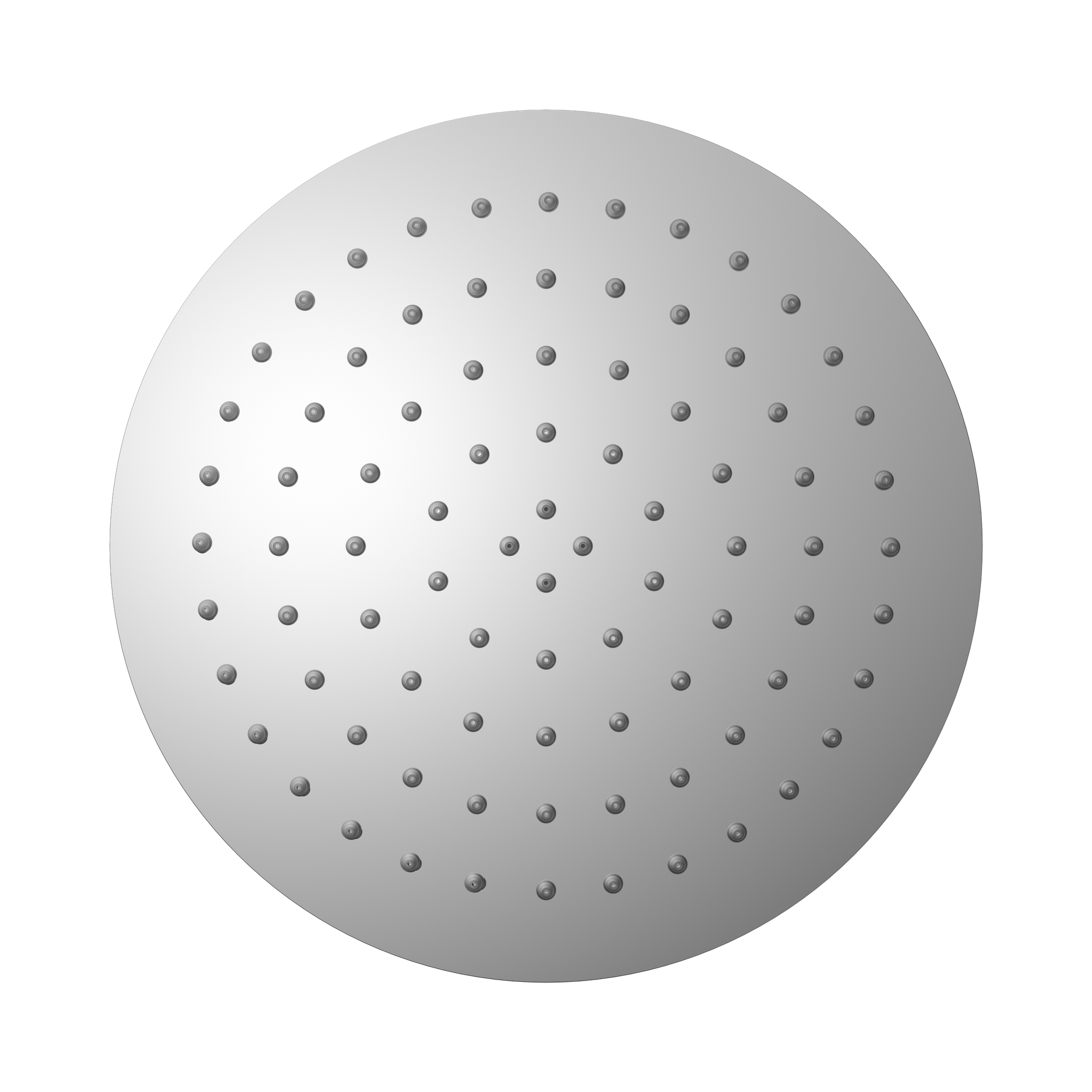 NR507036 CH 250mm Round Stainless Steel Shower Head 4 Star Rating Chrome image 2