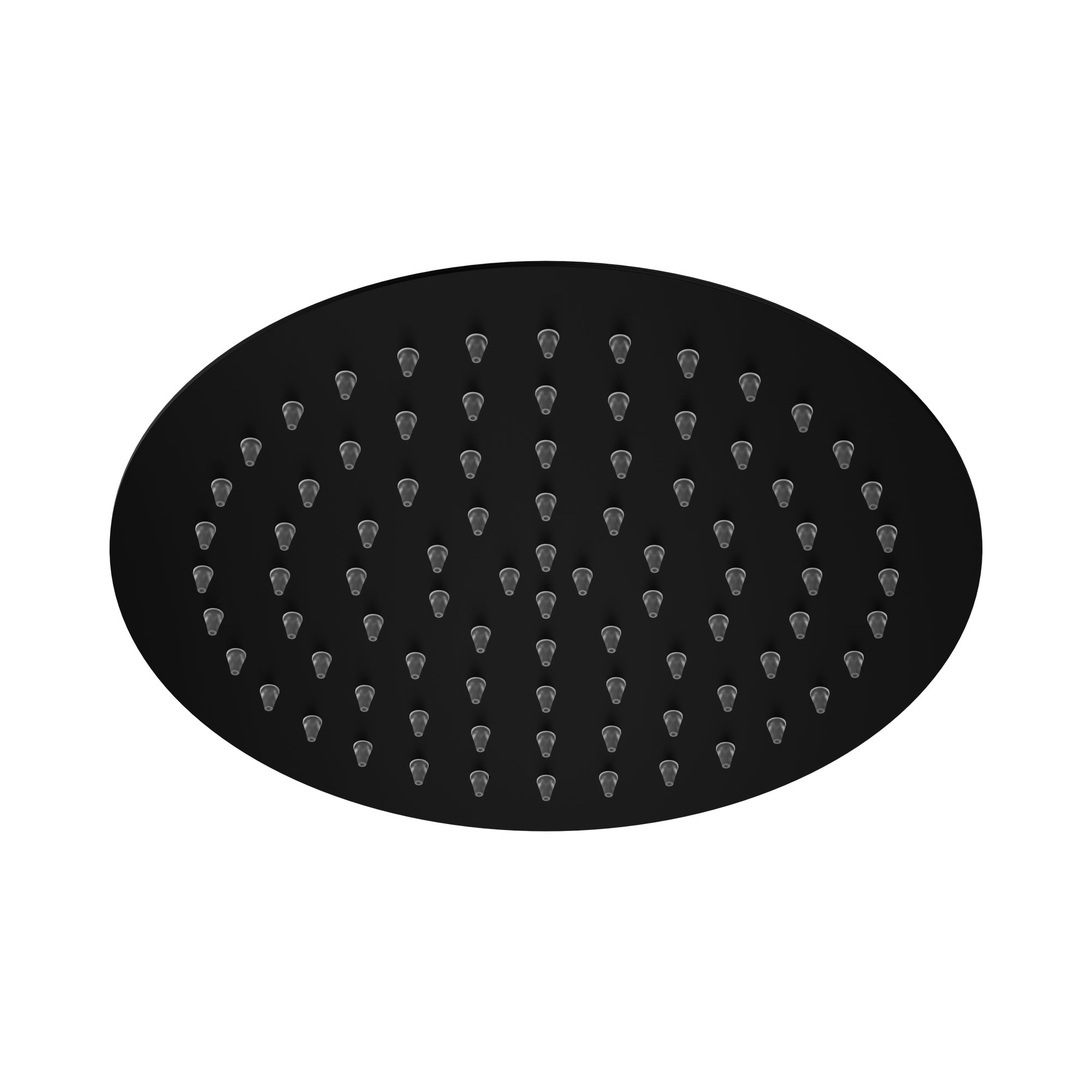 NR507036 MB 250mm Round Stainless Steel Shower Head 4 Star Rating Matte Black image 3