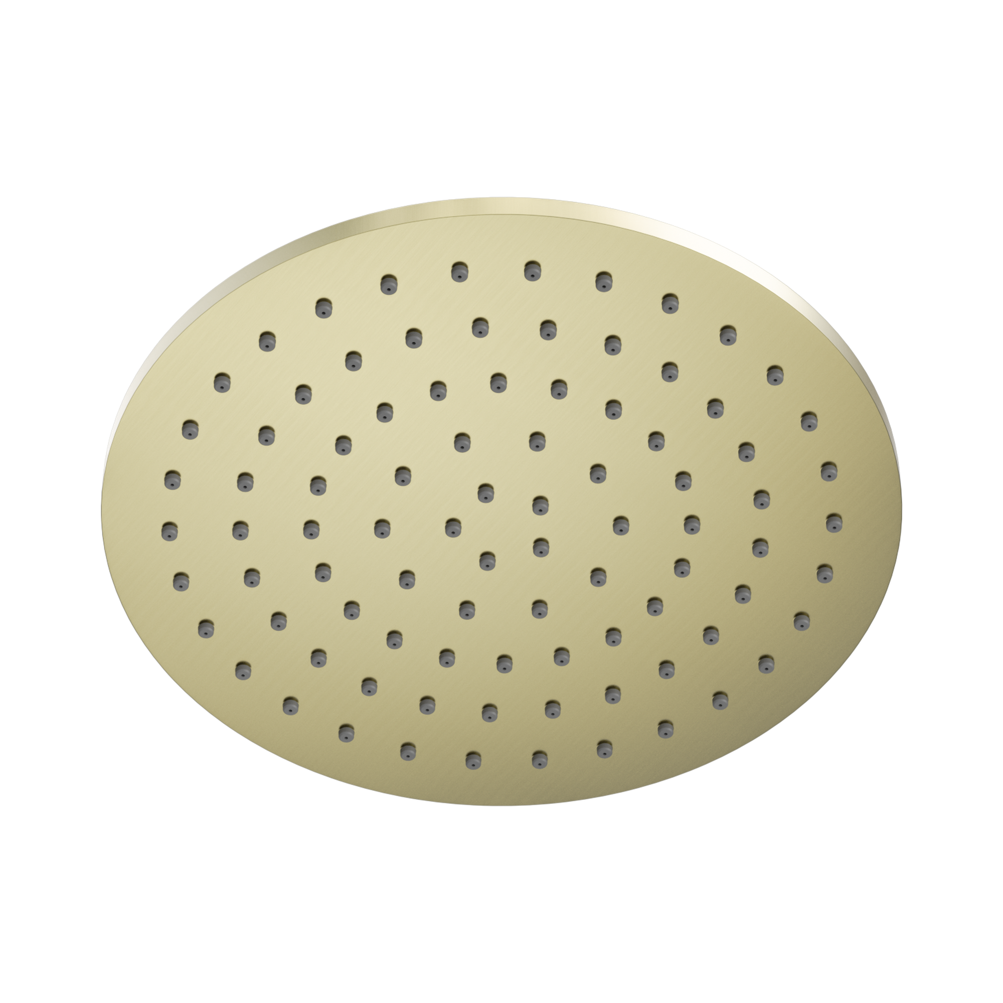 NR507046 BG 250mm Round Metal Shower Head II Brushed Gold image 1