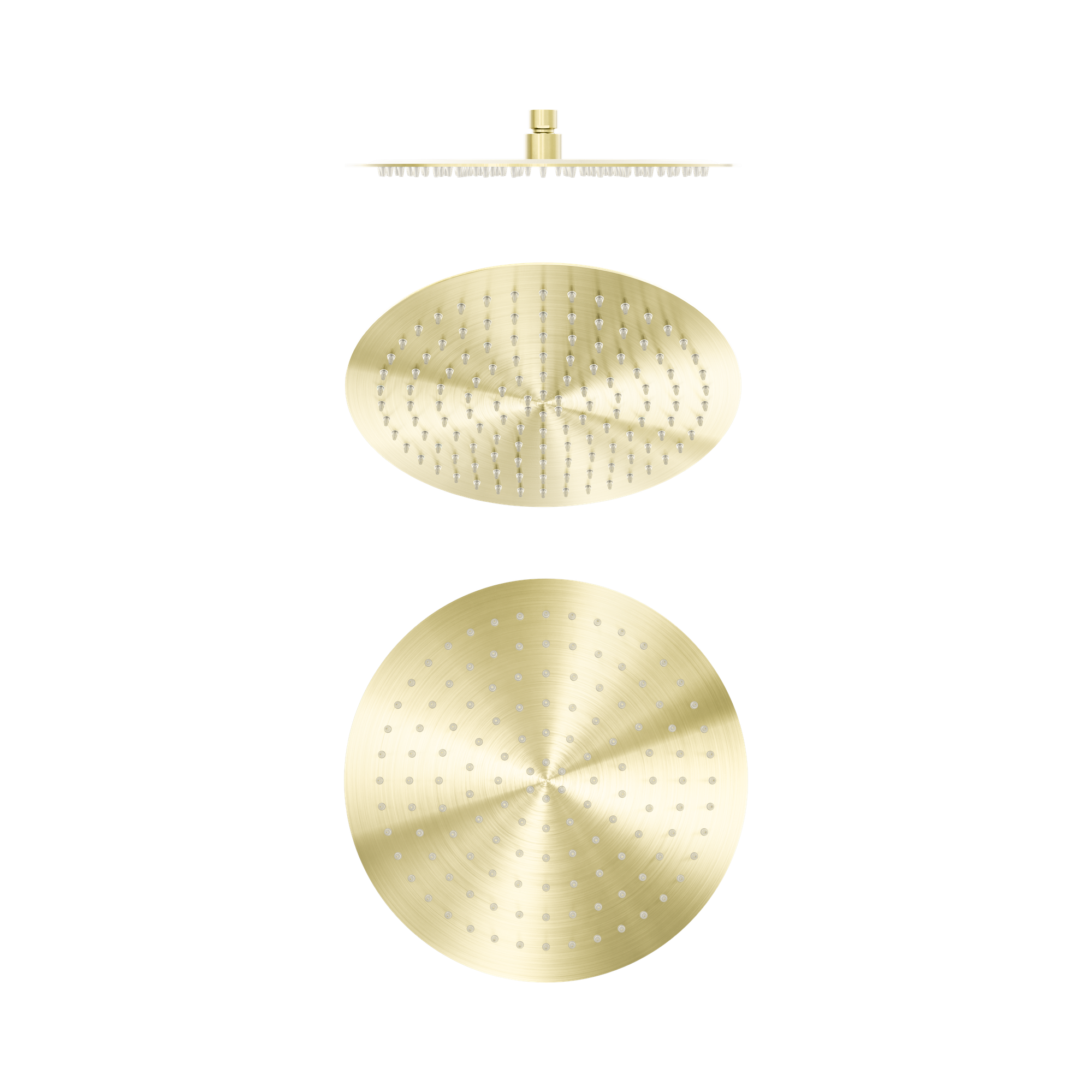 NR508041 BG Zen SS316 L 300mm Round Shower Head Brushed Gold image 1