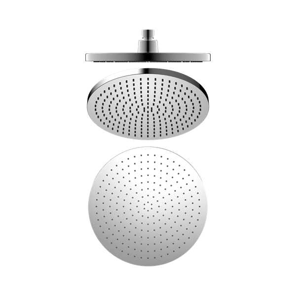 NR508076 CH 230mm Air Shower Head Chrome Thumb