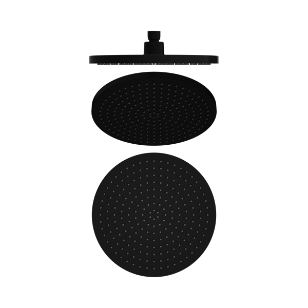 NR508076 MB 230mm Air Shower Head Matte Black Thumb
