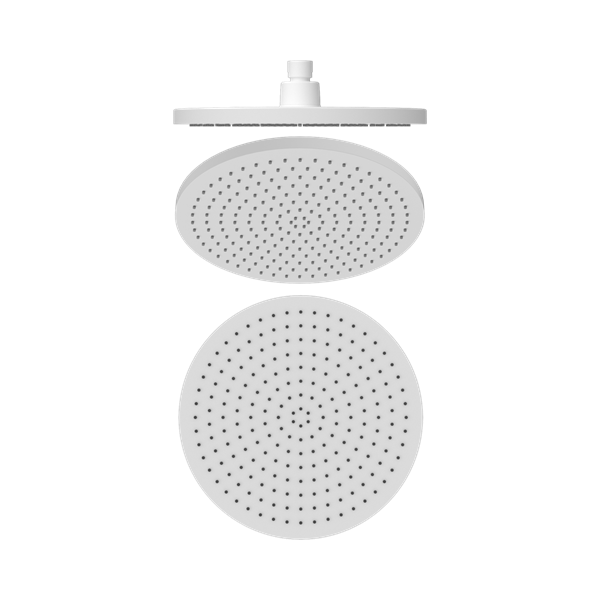 NR508076 MW 230mm Air Shower Head Matte White Thumb
