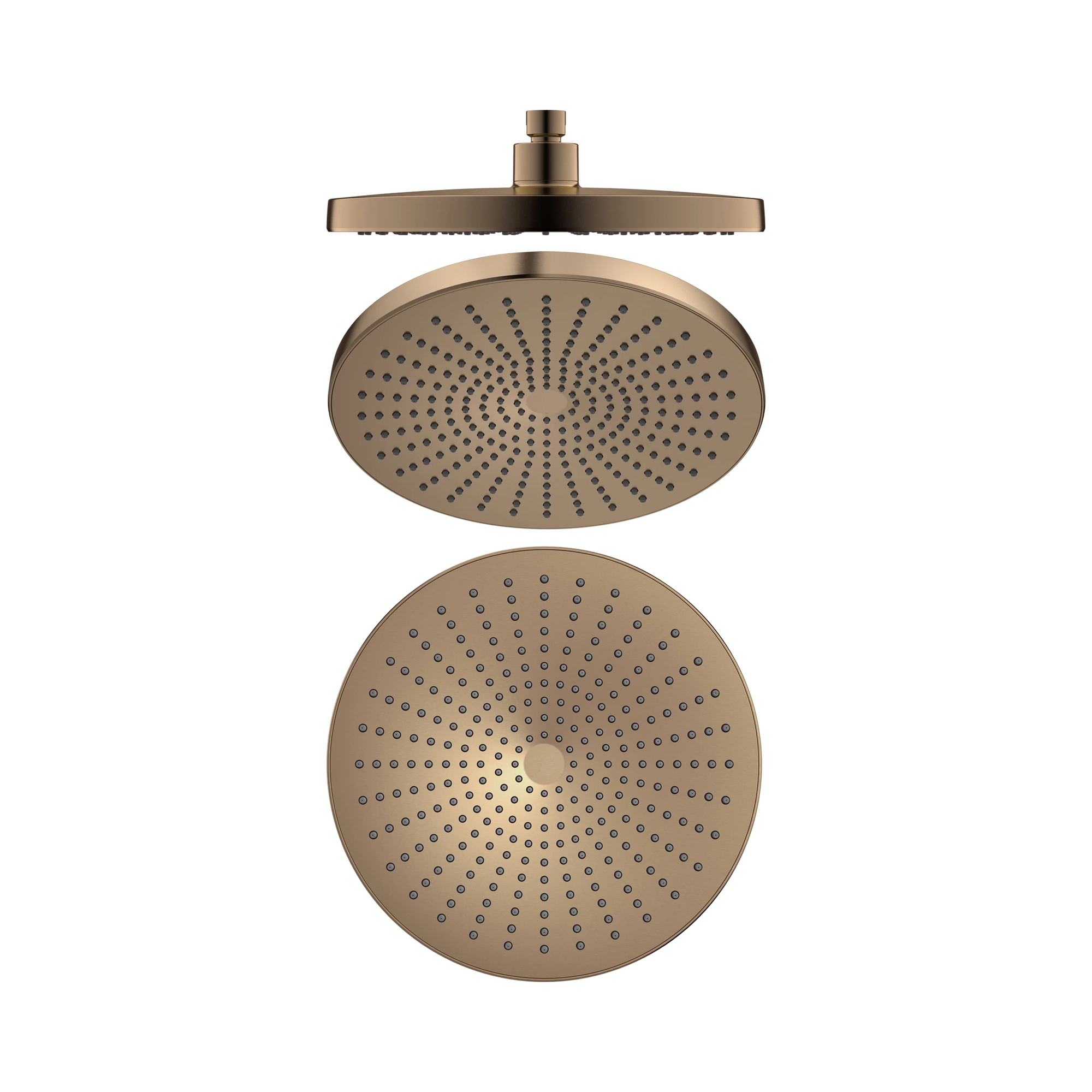 NR508079 BZ Opal 250mm Shower Head Brushed Bronze image 1