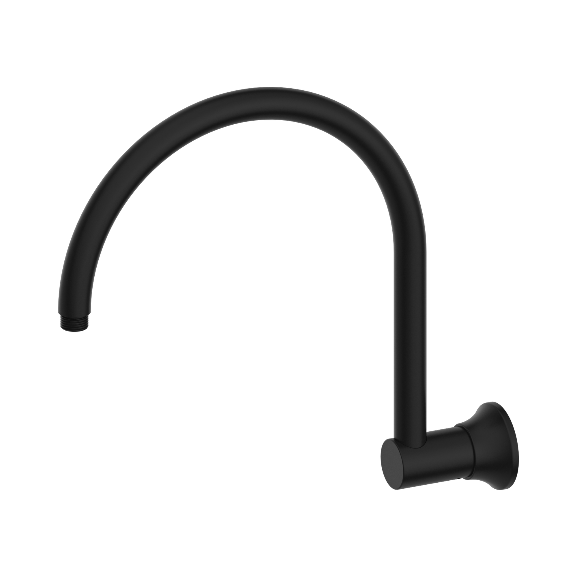NR508 MB York Shower Arm Matte Black image 1