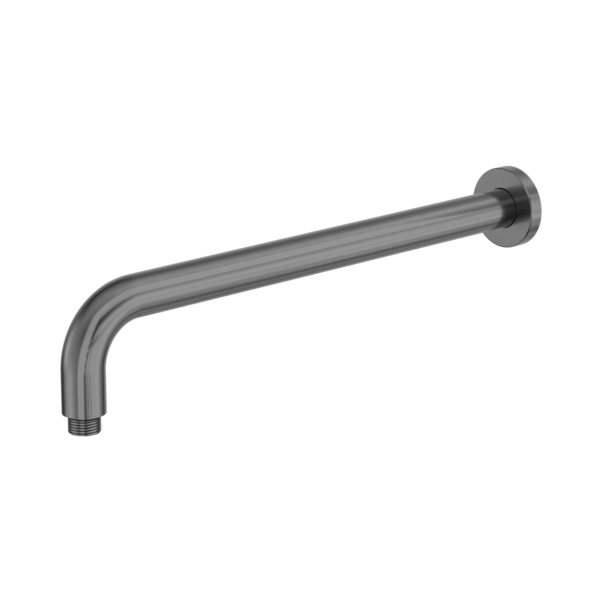 NR509 GR Zen SS316 L Round Shower Arm 400mm Length Graphite image 1