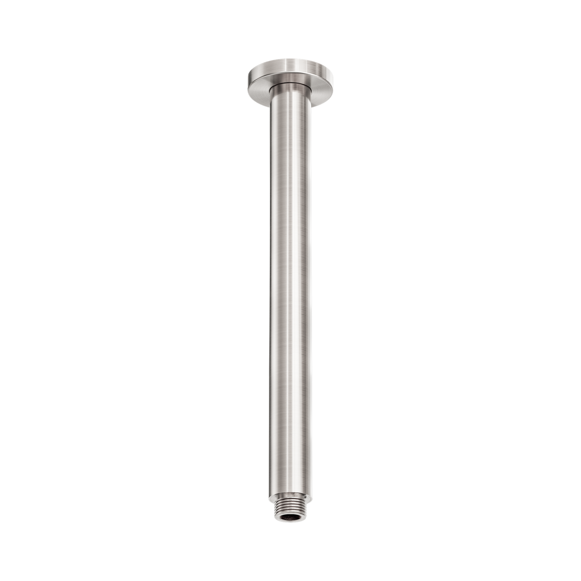 NR510 BN Zen SS316 L Round Ceiling Arm 300mm Length Brushed Nickel image 1