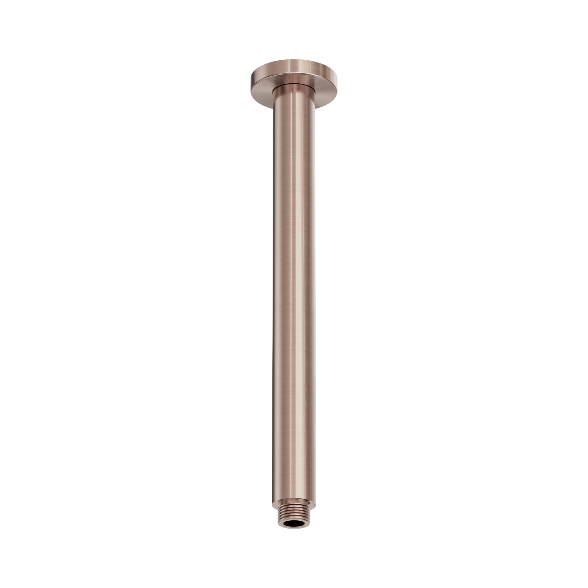 NR510 BZ Zen SS316 L Round Ceiling Arm 300mm Length Brushed Bronze image 1