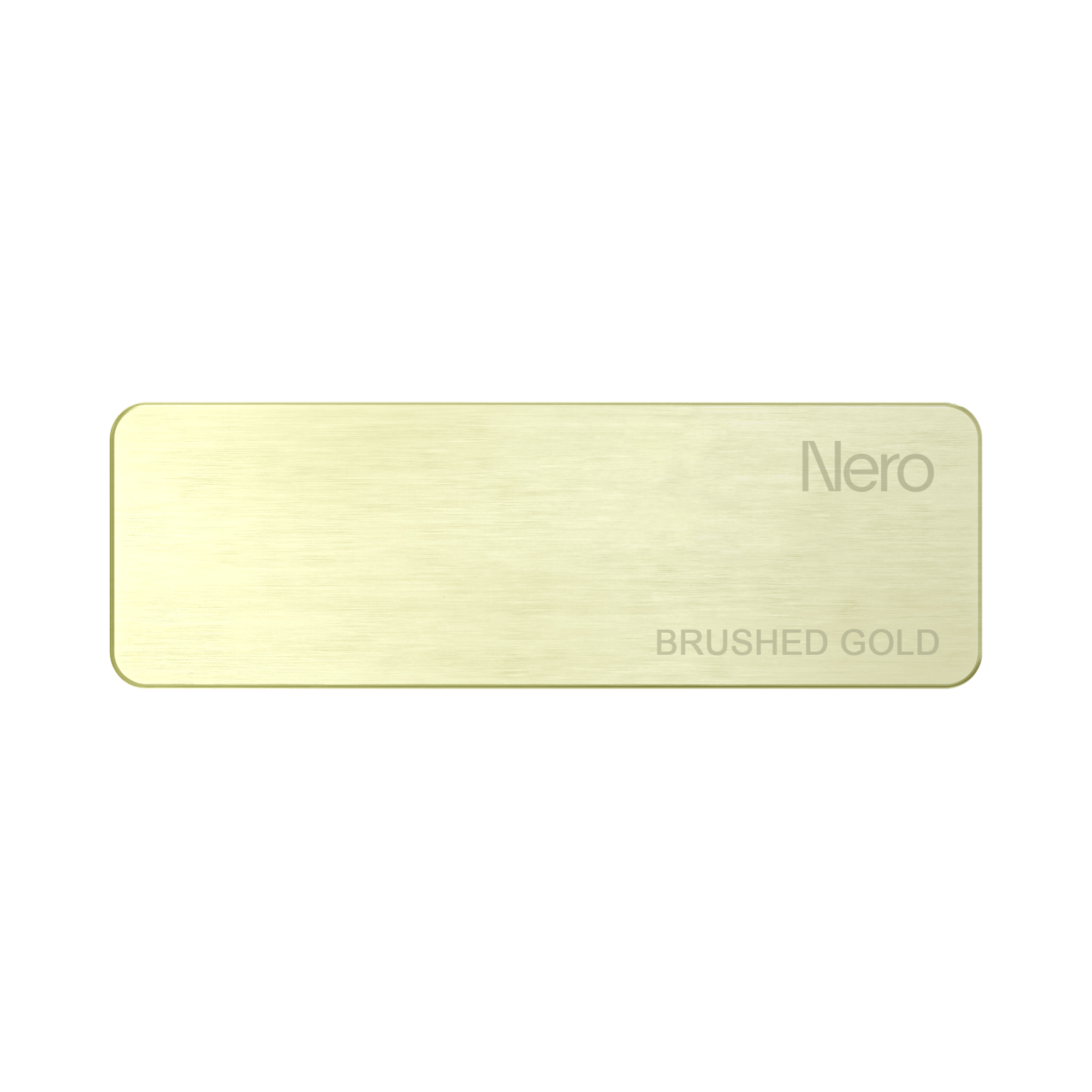 NR514234 BG Brushed Gold Colour Sample Plate image 1