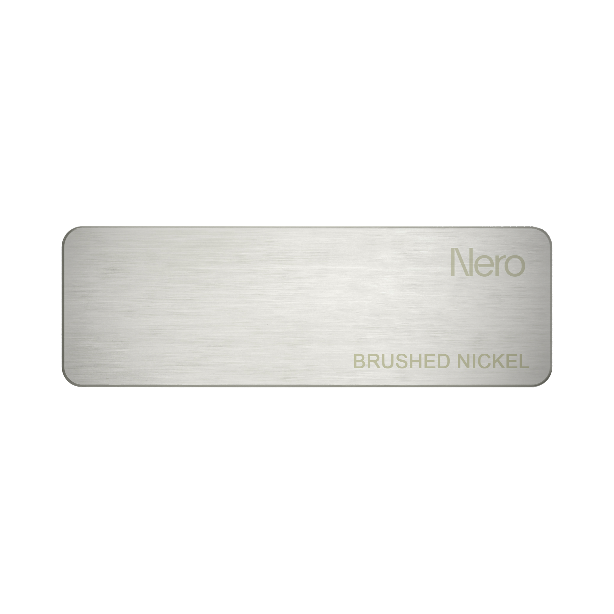 NR514234 BN Brushed Nickel Colour Sample Plate image 1