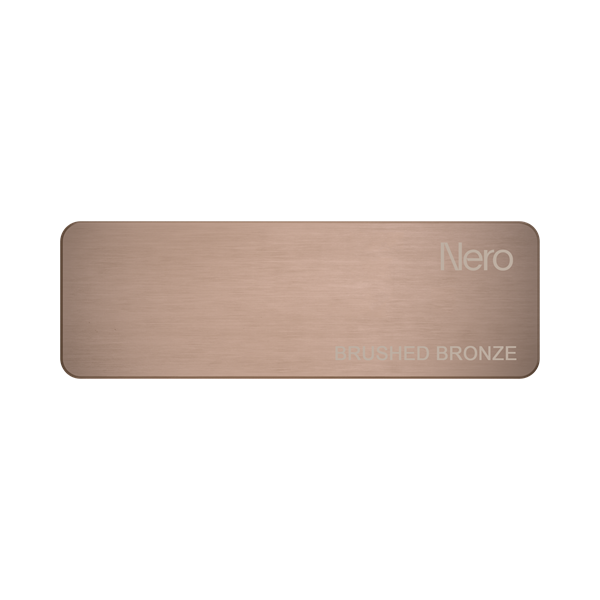 NR514234 BZ Brushed Bronze Colour Sample Plate Thumb