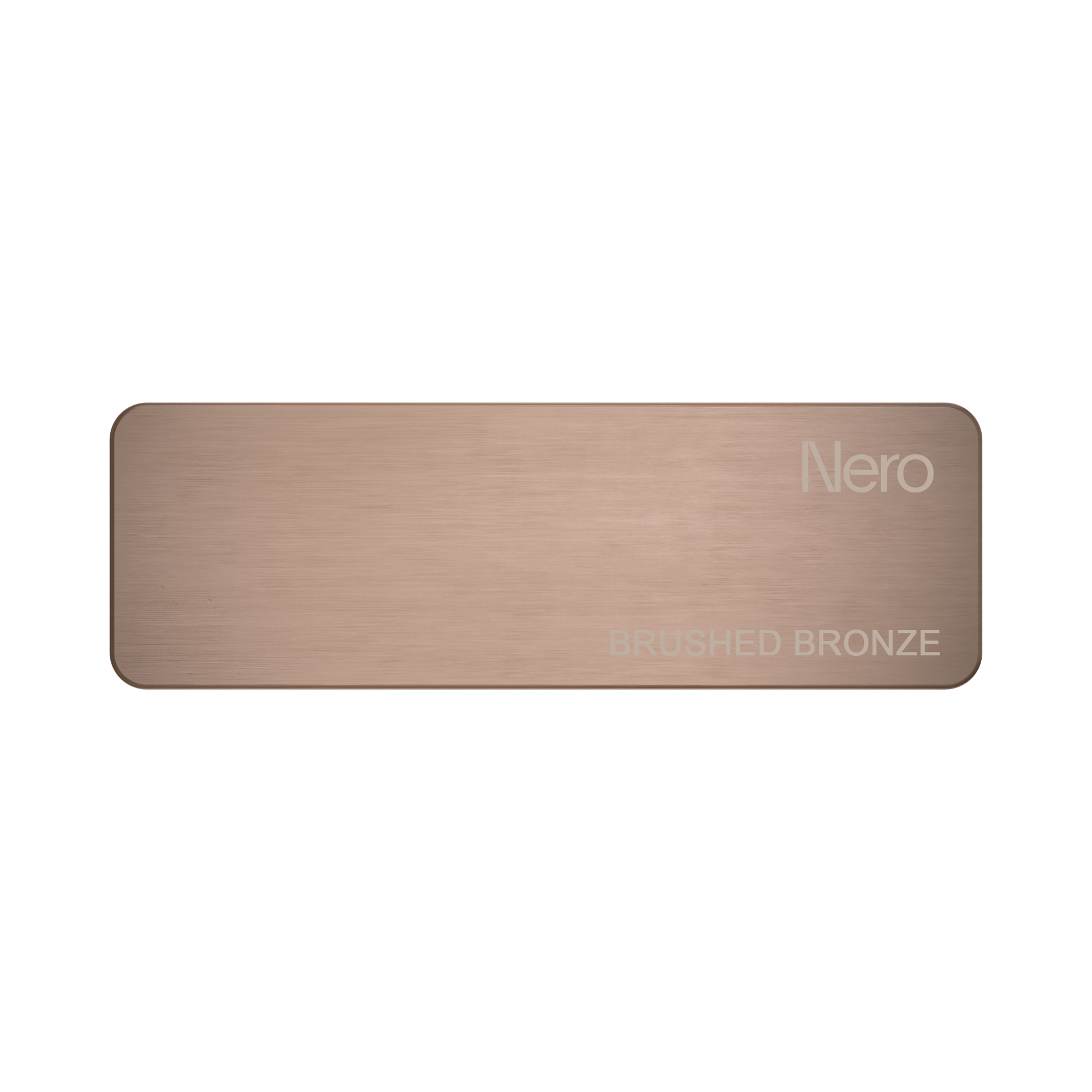 NR514234 BZ Brushed Bronze Colour Sample Plate image 1