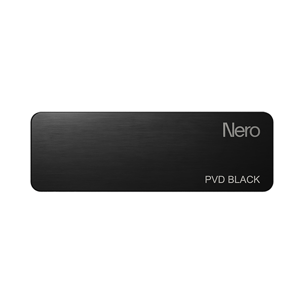 NR514234 PB PVD Black Colour Sample Plate Thumb