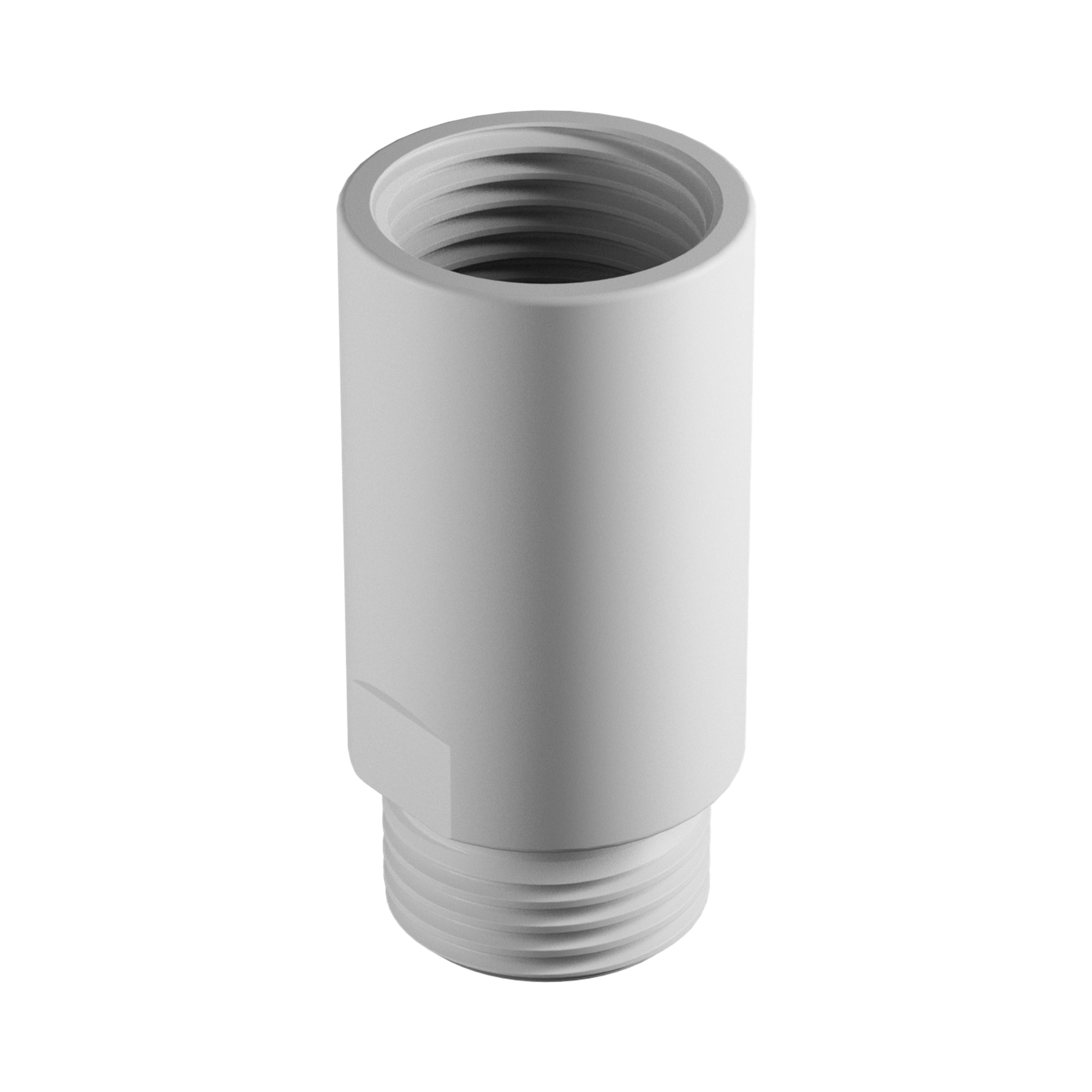 NR5390336 MW Dual Check Valve Male X Female G1 2 Matte White image 1