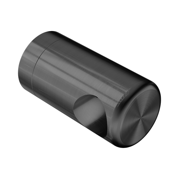 NR5390420 GM Mecca Care Make Your Own 25mm Grab Rail End Bracket Gun Metal Thumb