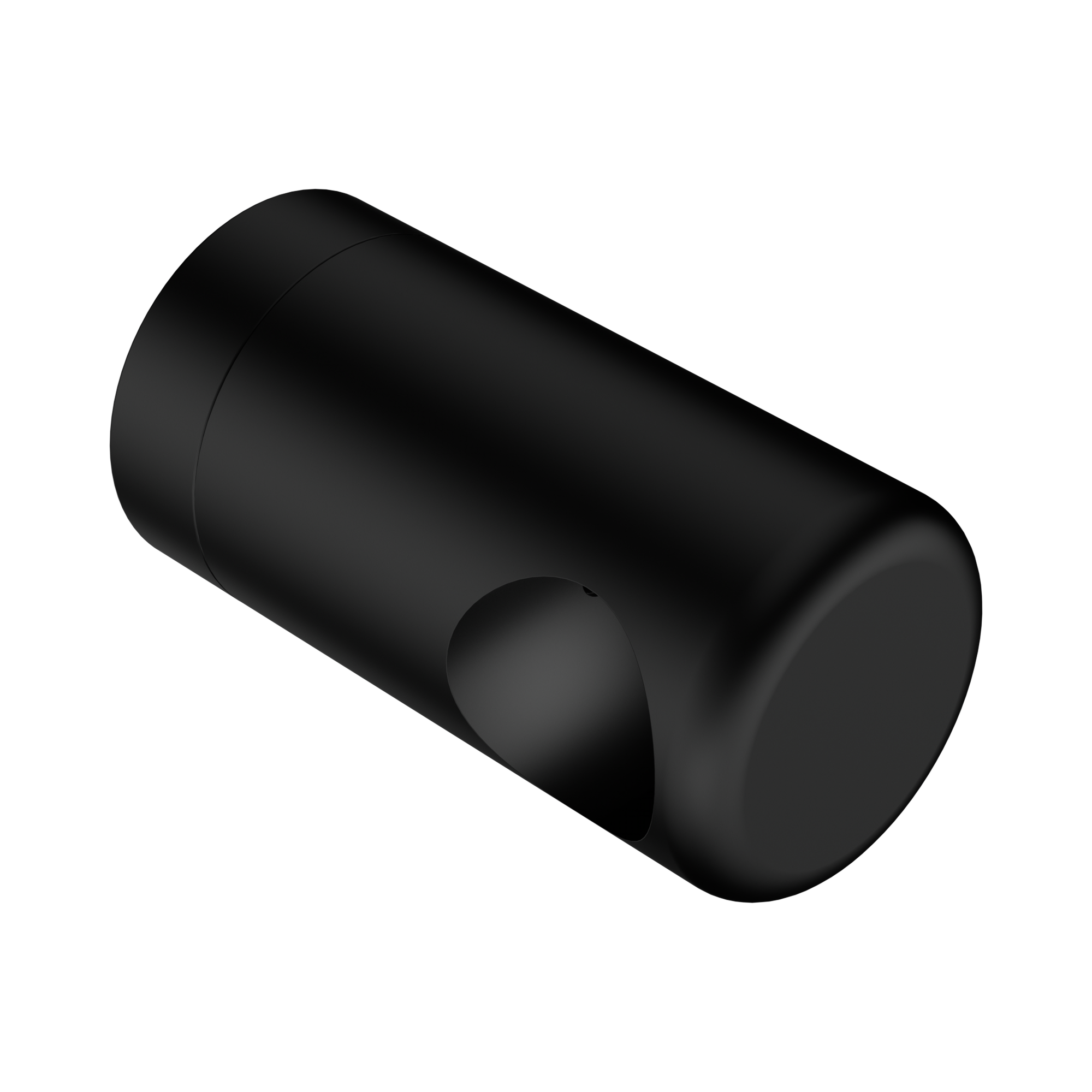 NR5390420 MB Mecca Care Make Your Own 25mm Grab Rail End Bracket Matte Black image 1