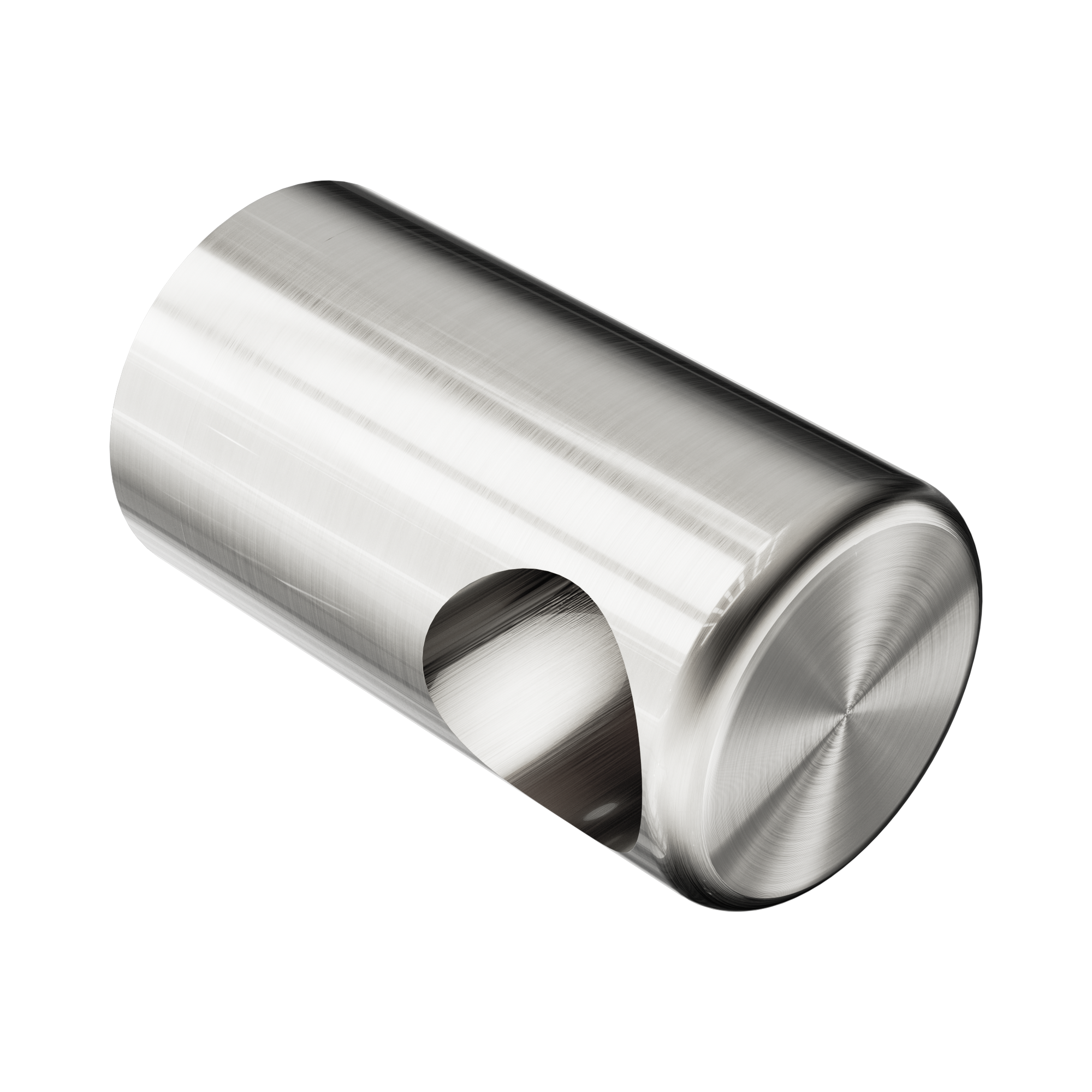 NR5390427 BN Mecca Care Make Your Own 32mm Grab Rail End Bracket Brushed Nickel image 1