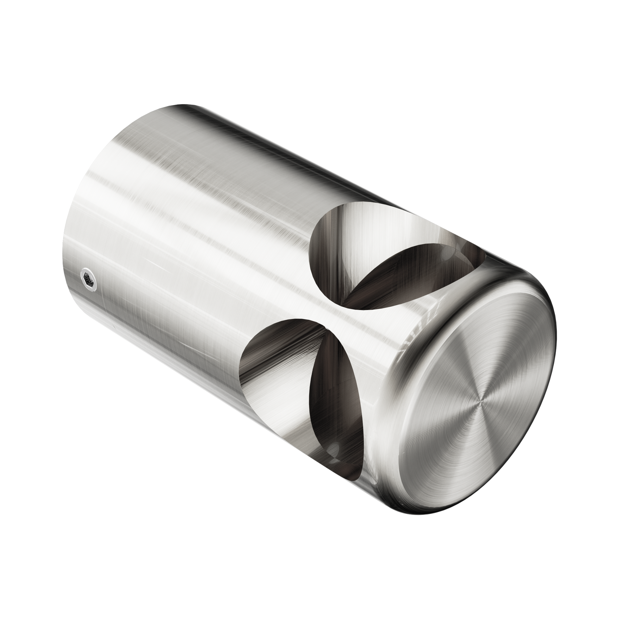 NR5390428 BN Mecca Care Make Your Own 32mm Grab Rail 90 Degree Bracket Brushed Nickel image 1