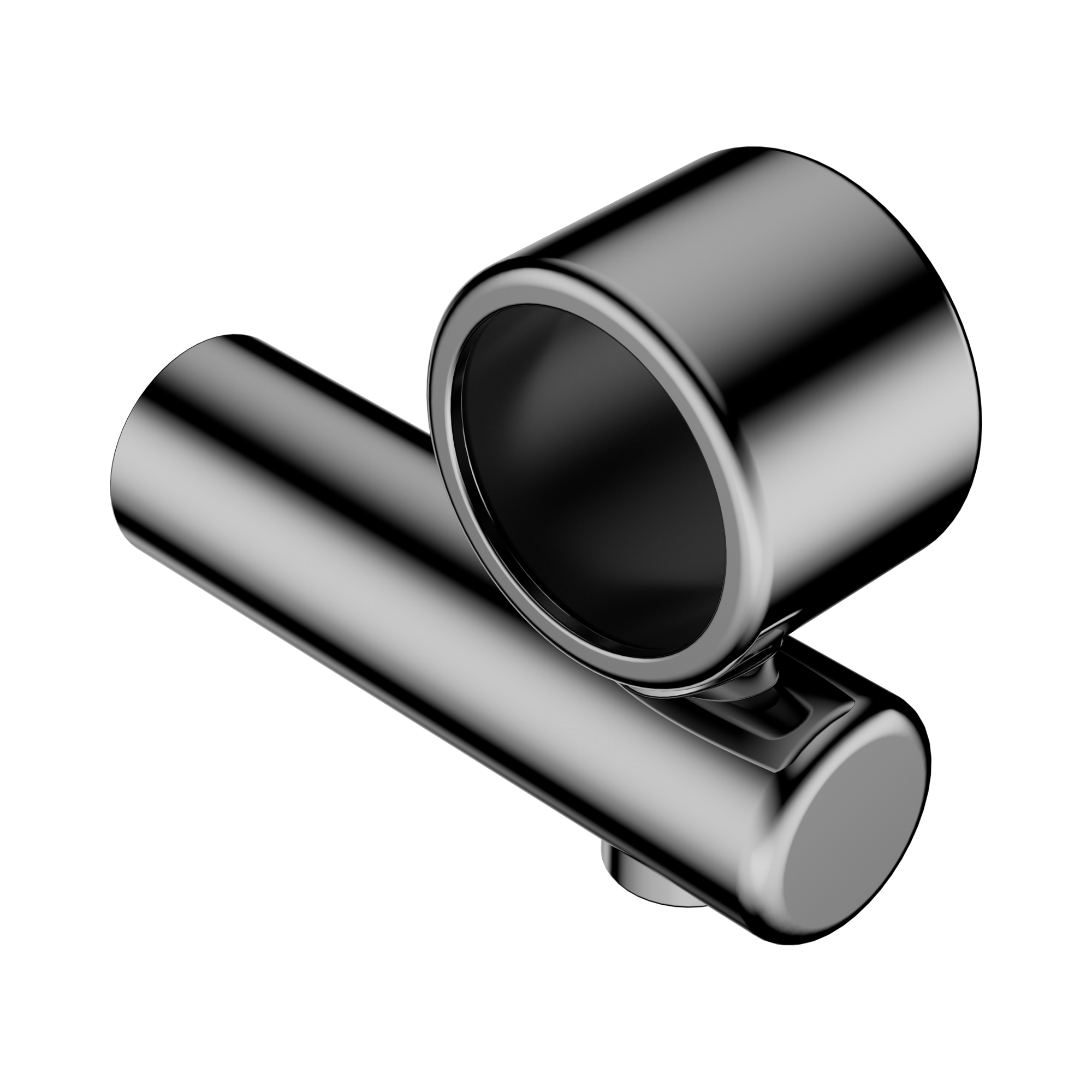 NR5390429 CH Mecca Care Make Your Own 32mm Hand Rail Undermount Mid Bracket Chrome image 1