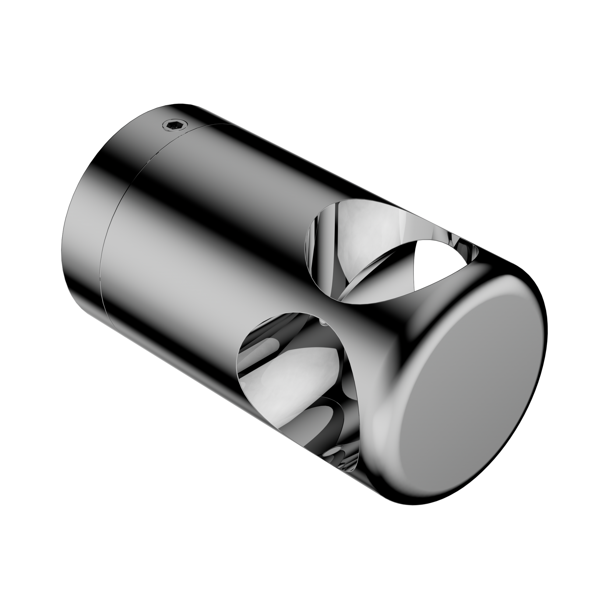 NR5390430 CH Mecca Care Make Your Own 32mm Grab Rail T Bar Bracket Chrome image 1