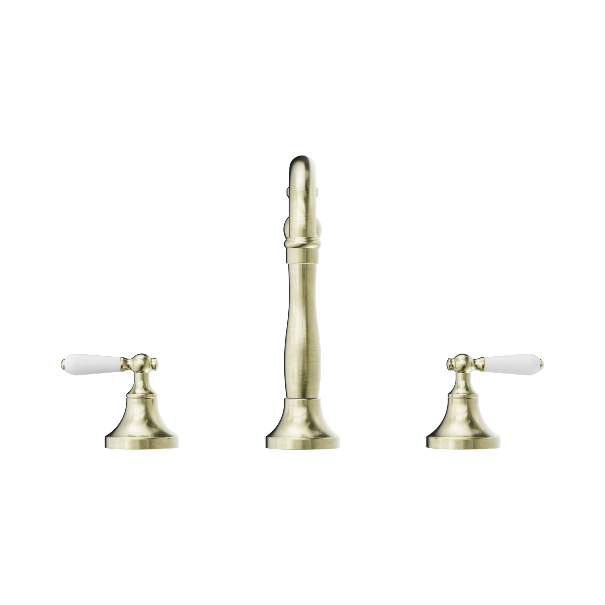 NR692102a01 AB York Basin Set With White Porcelain Lever Aged Brass image 3
